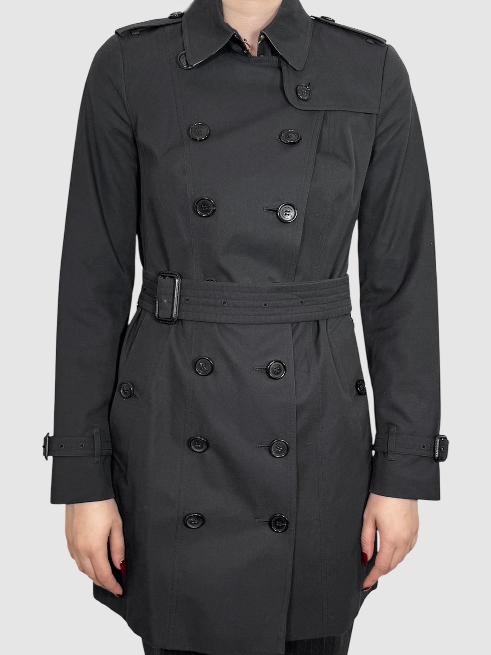 Double-Breasted Belted Jacket