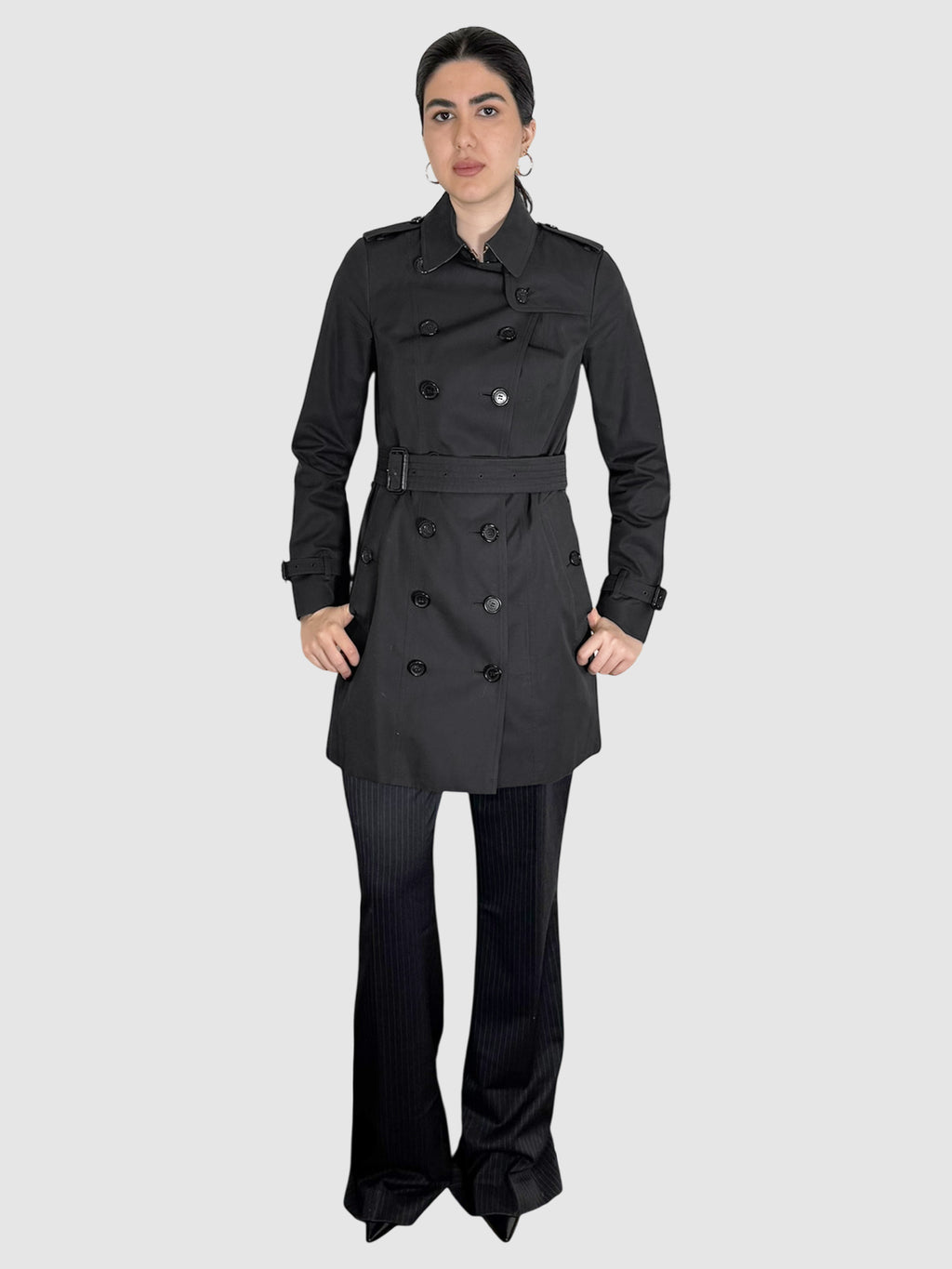 Double-Breasted Belted Jacket