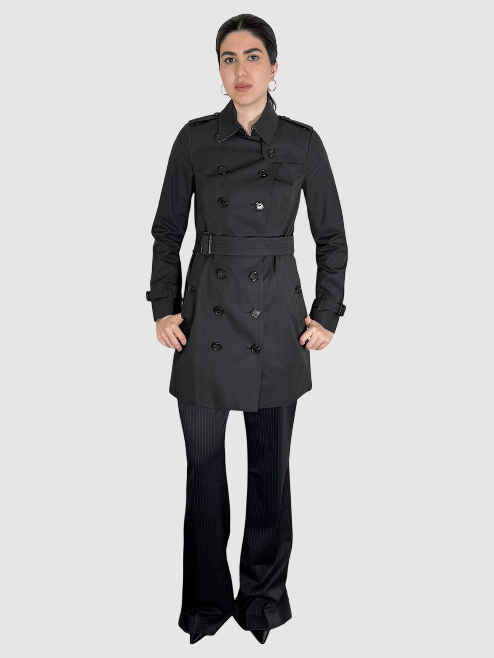 Double-Breasted Belted Jacket
