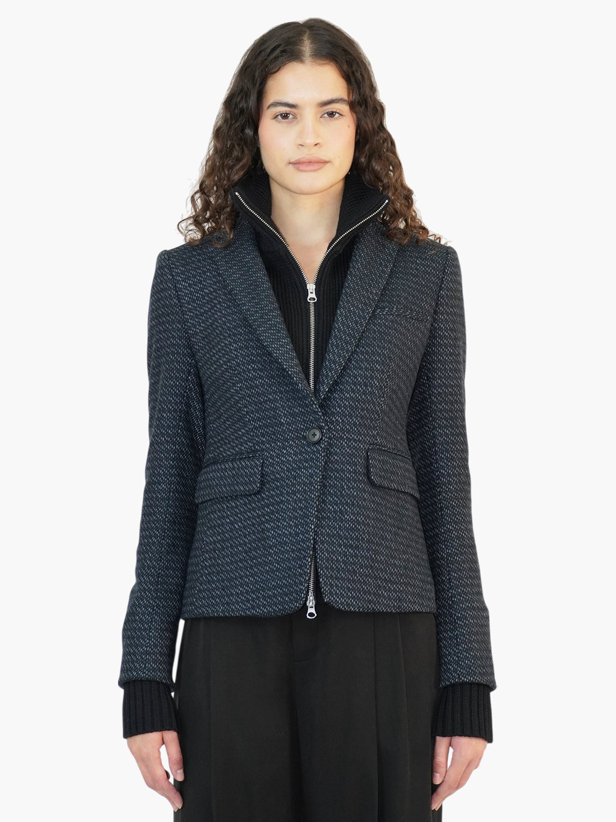 Wool Tweed Blazer