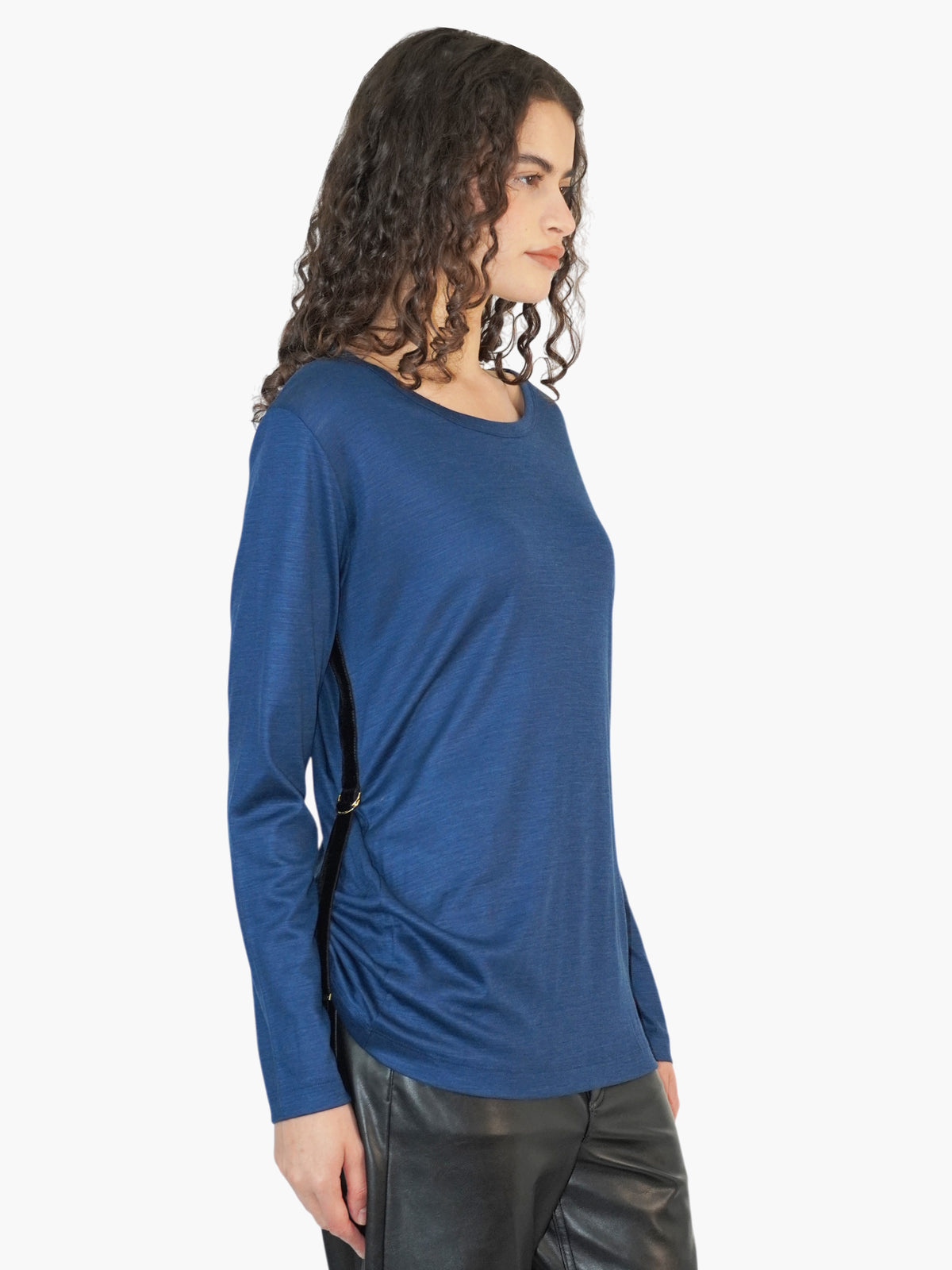 Wool Side Belt Top