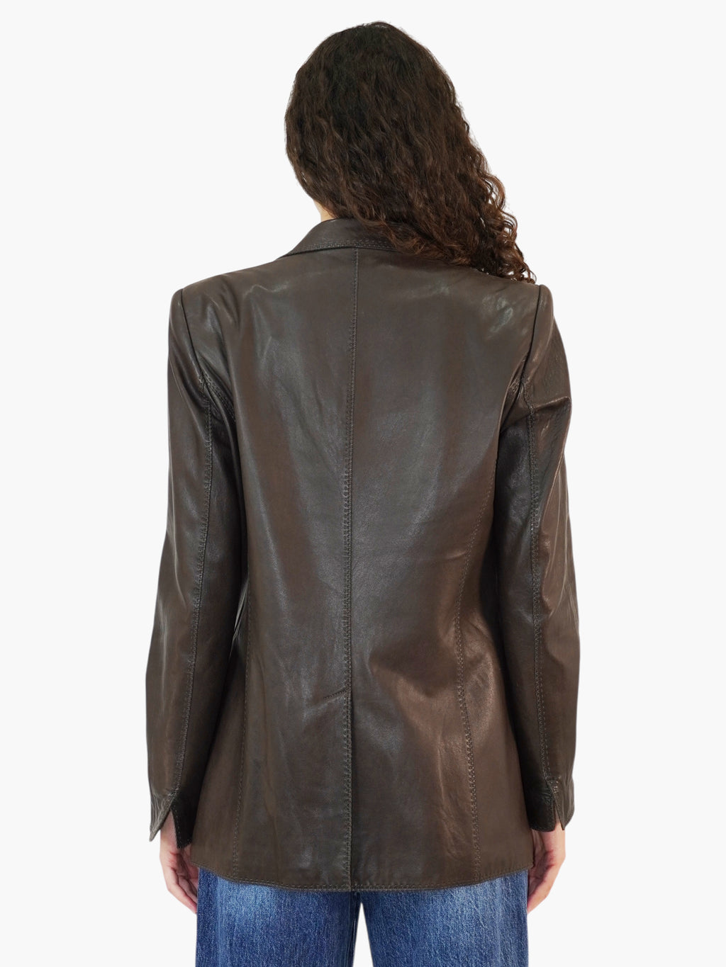 Leather Blazer