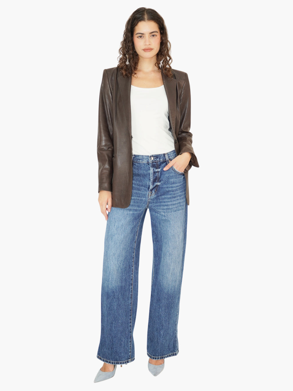 Leather Blazer