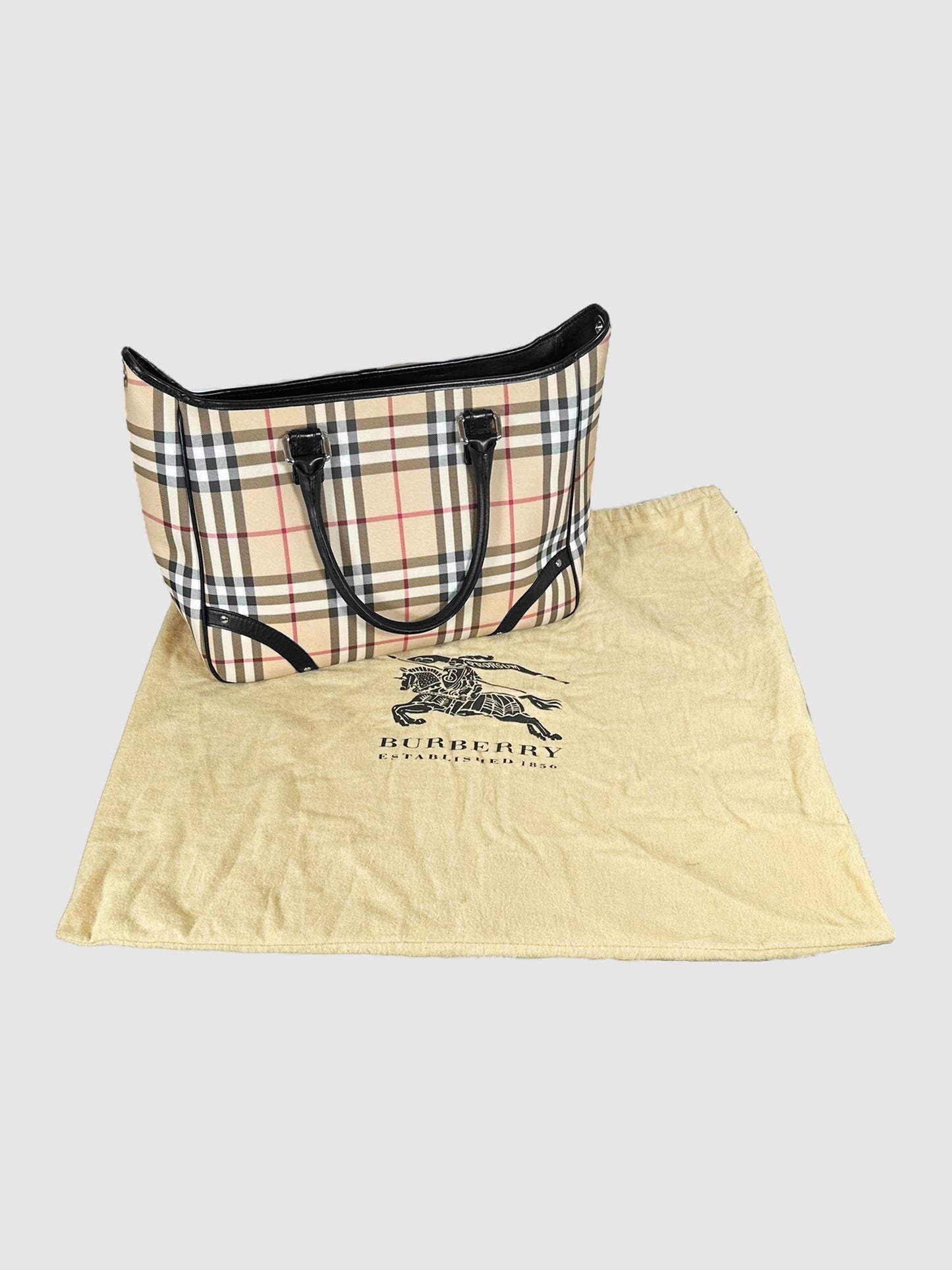 Nova Check Tote Bag