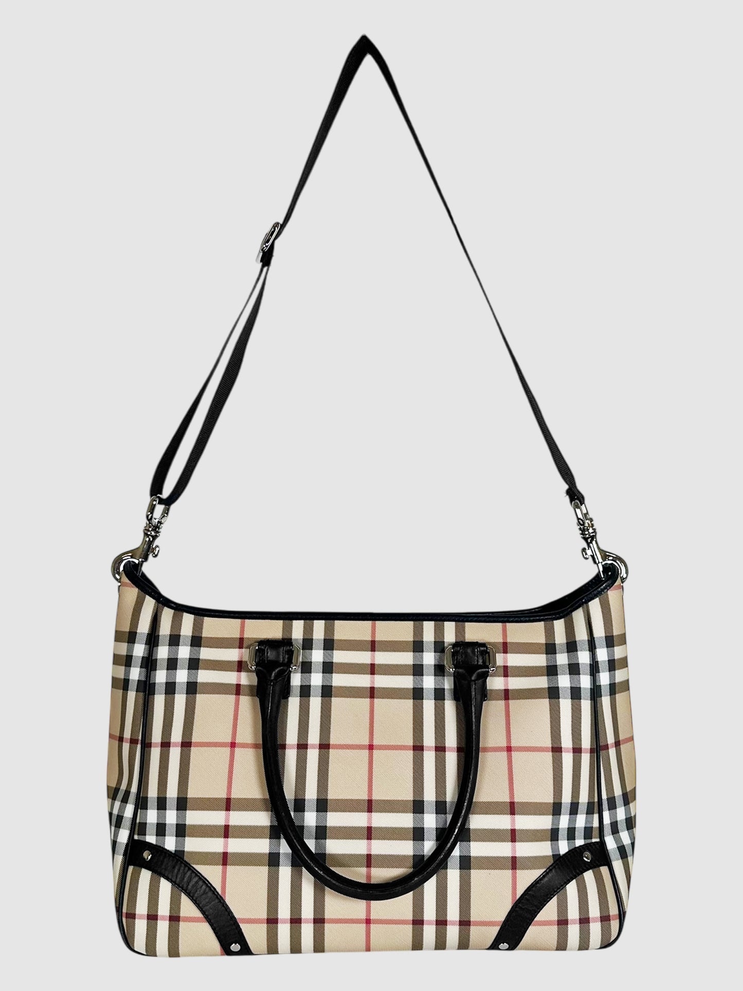 Nova Check Tote Bag