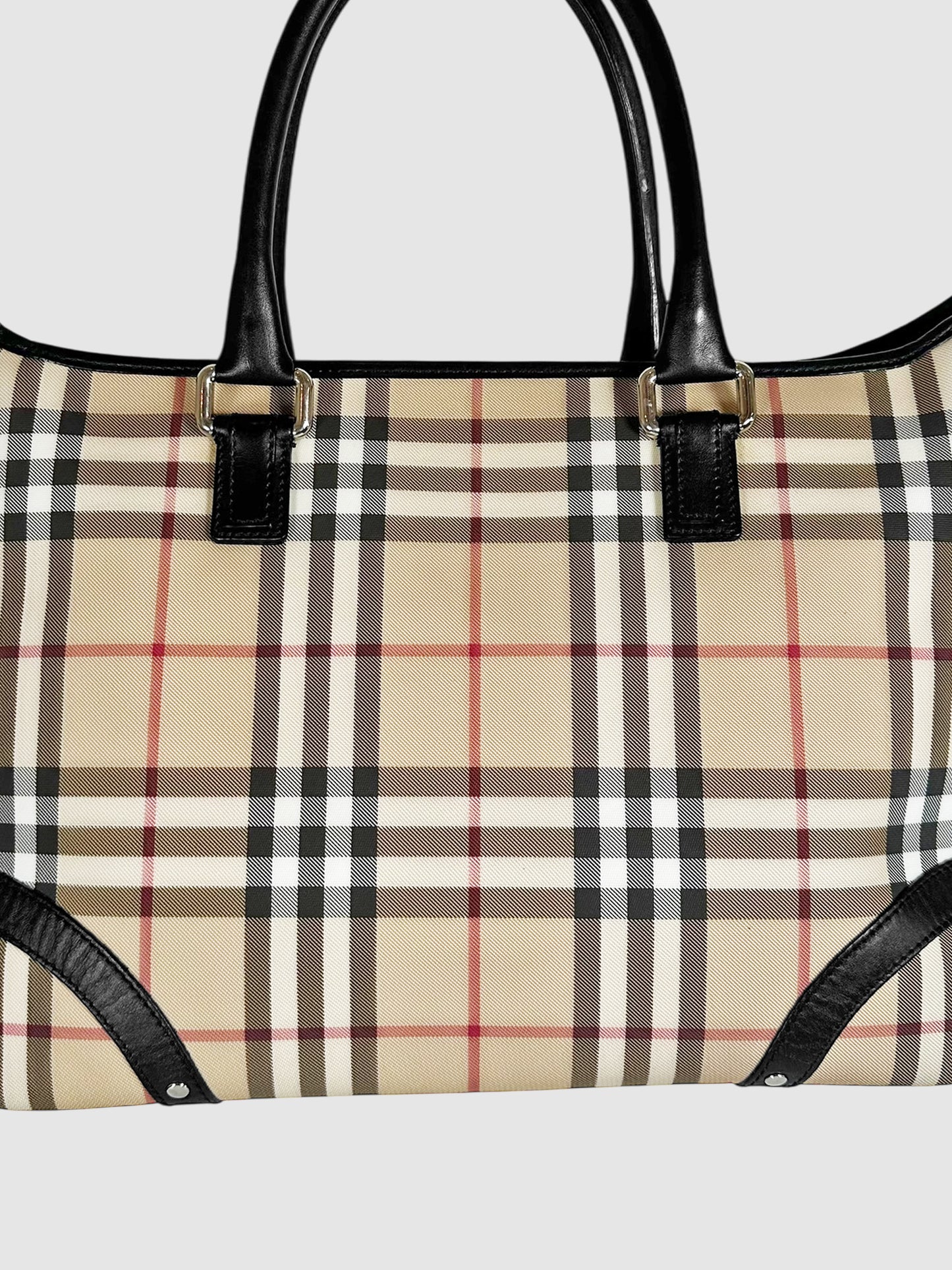 Nova Check Tote Bag