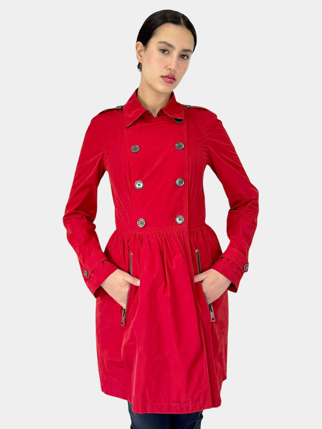 Double-Breasted Trench Coat
