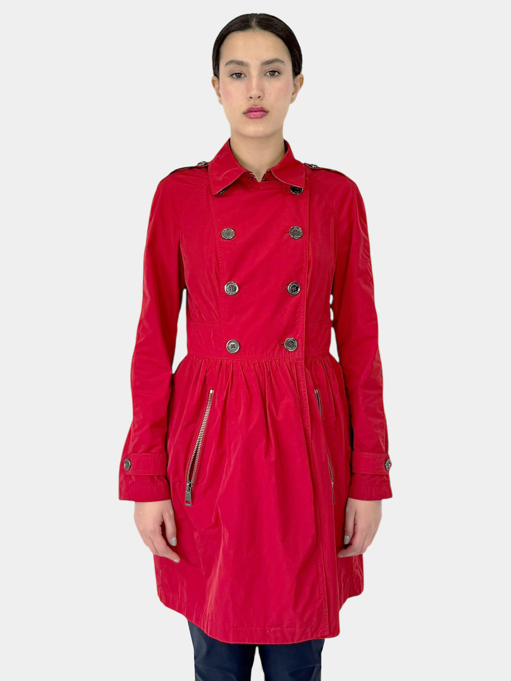 Double-Breasted Trench Coat