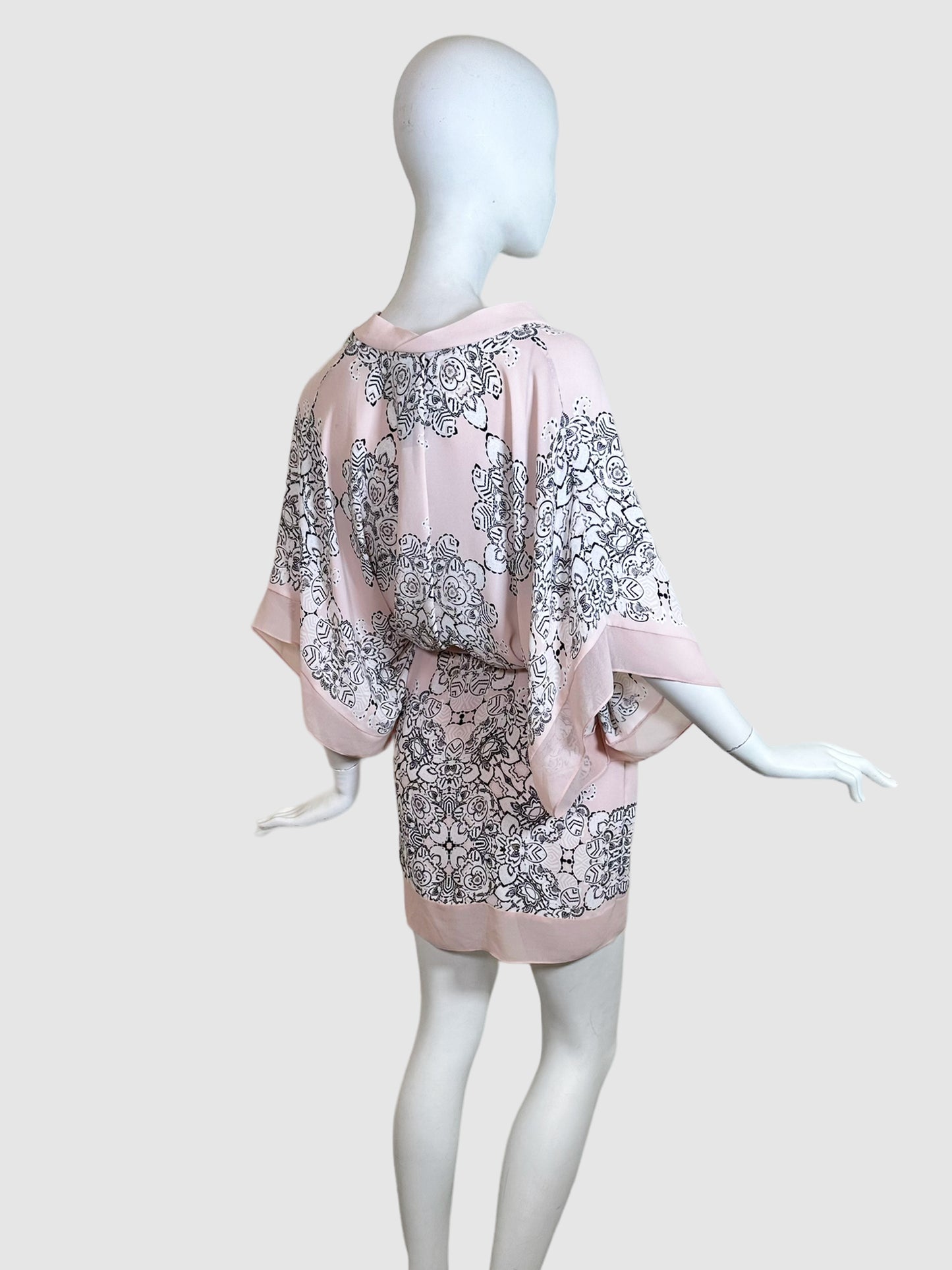 BCBG Max Azria Belted Kimono Dress, Size M