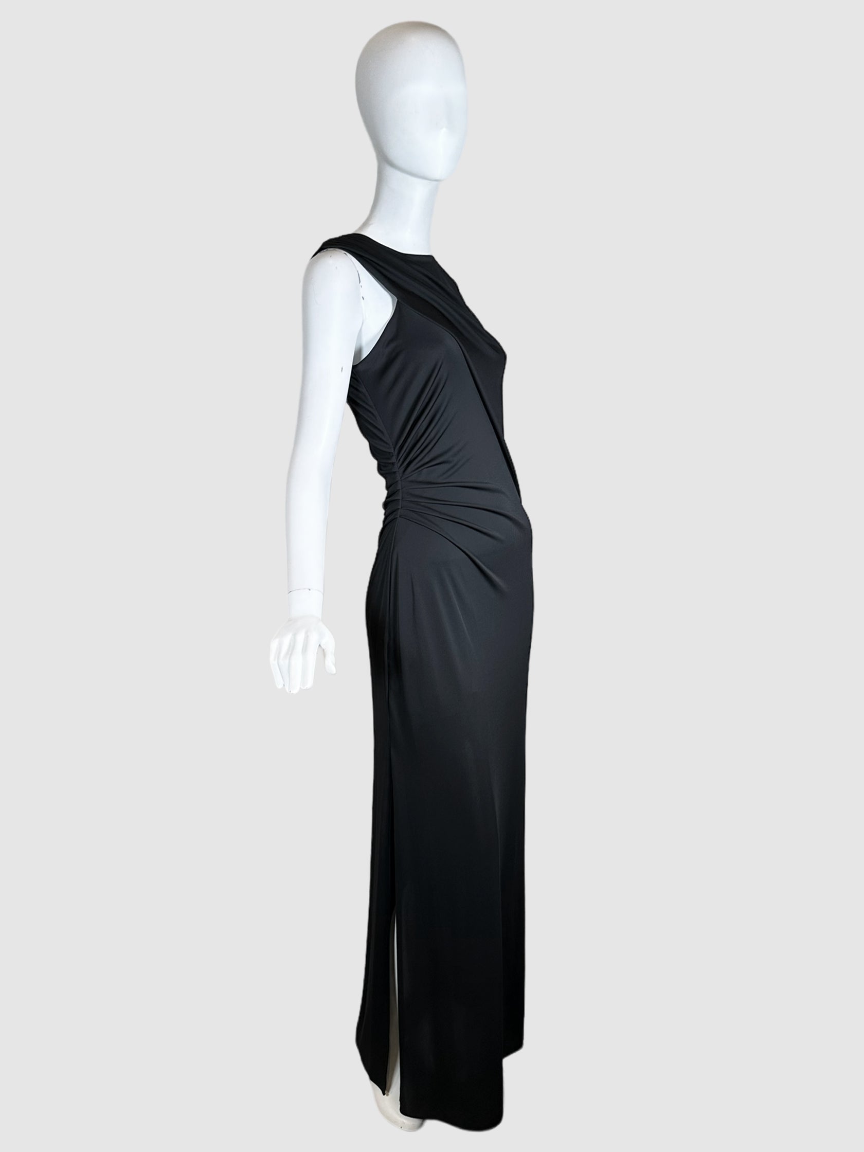 BCBG Rushed Maxi Gown Dress - Size 2