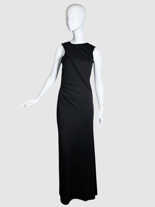 BCBG Rushed Maxi Gown Dress - Size 2