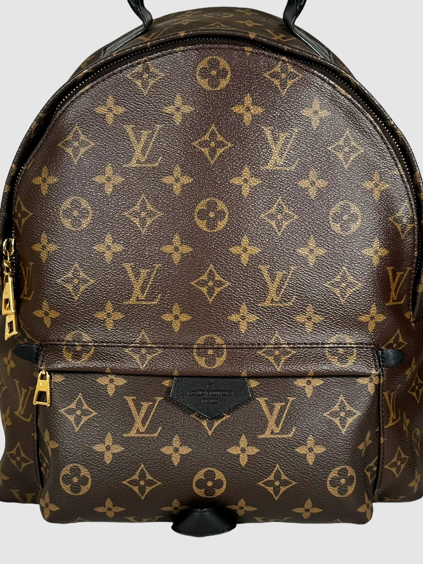 Louis Vuitton Monogram Palm Springs PM Backpack in Brown Consignment Secondhand Designer Luxury Resale Toronto Trendy