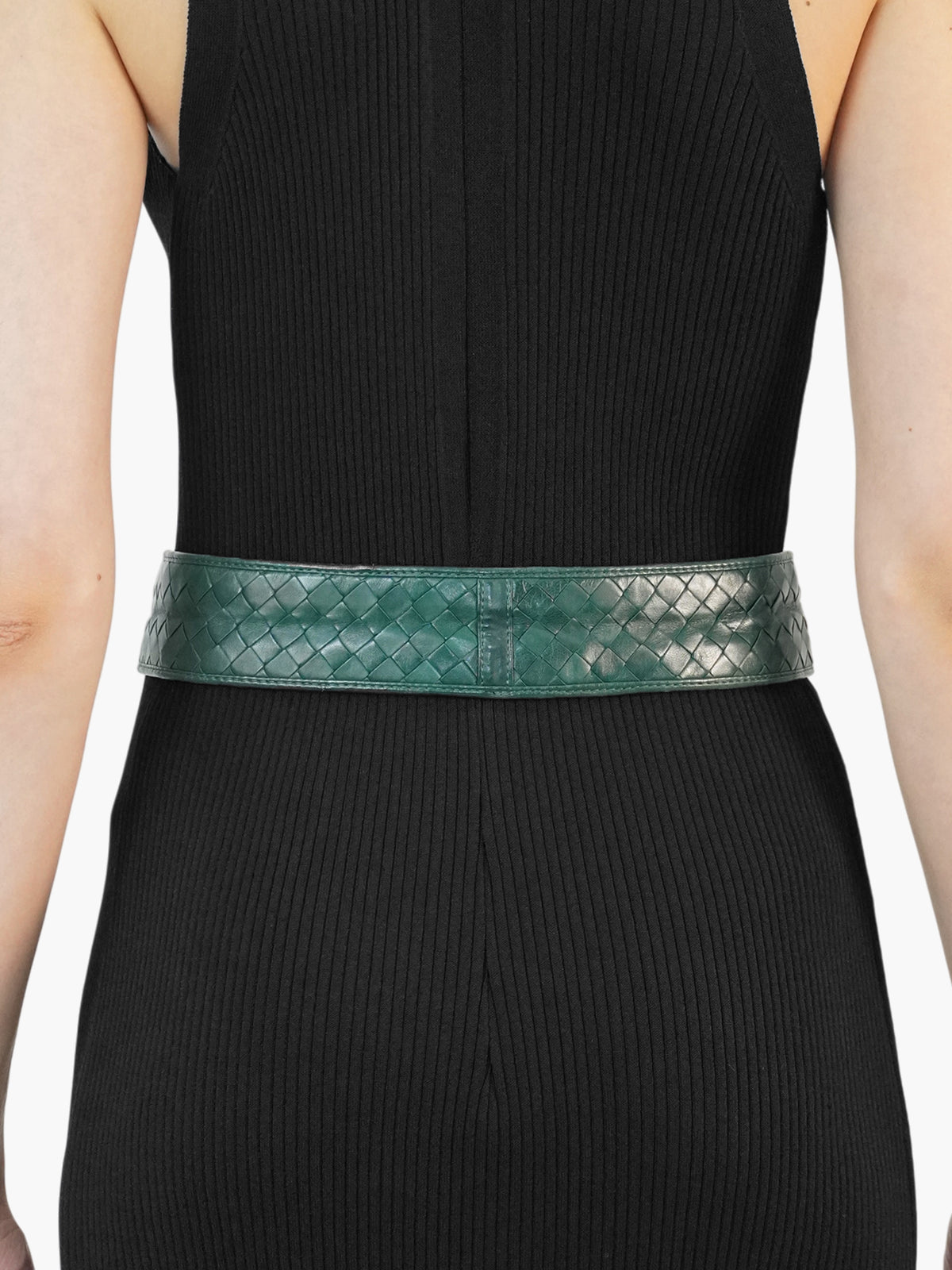 Intrecciato Leather Belt