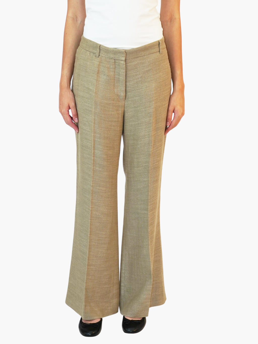 Pleated Wide Leg Pants