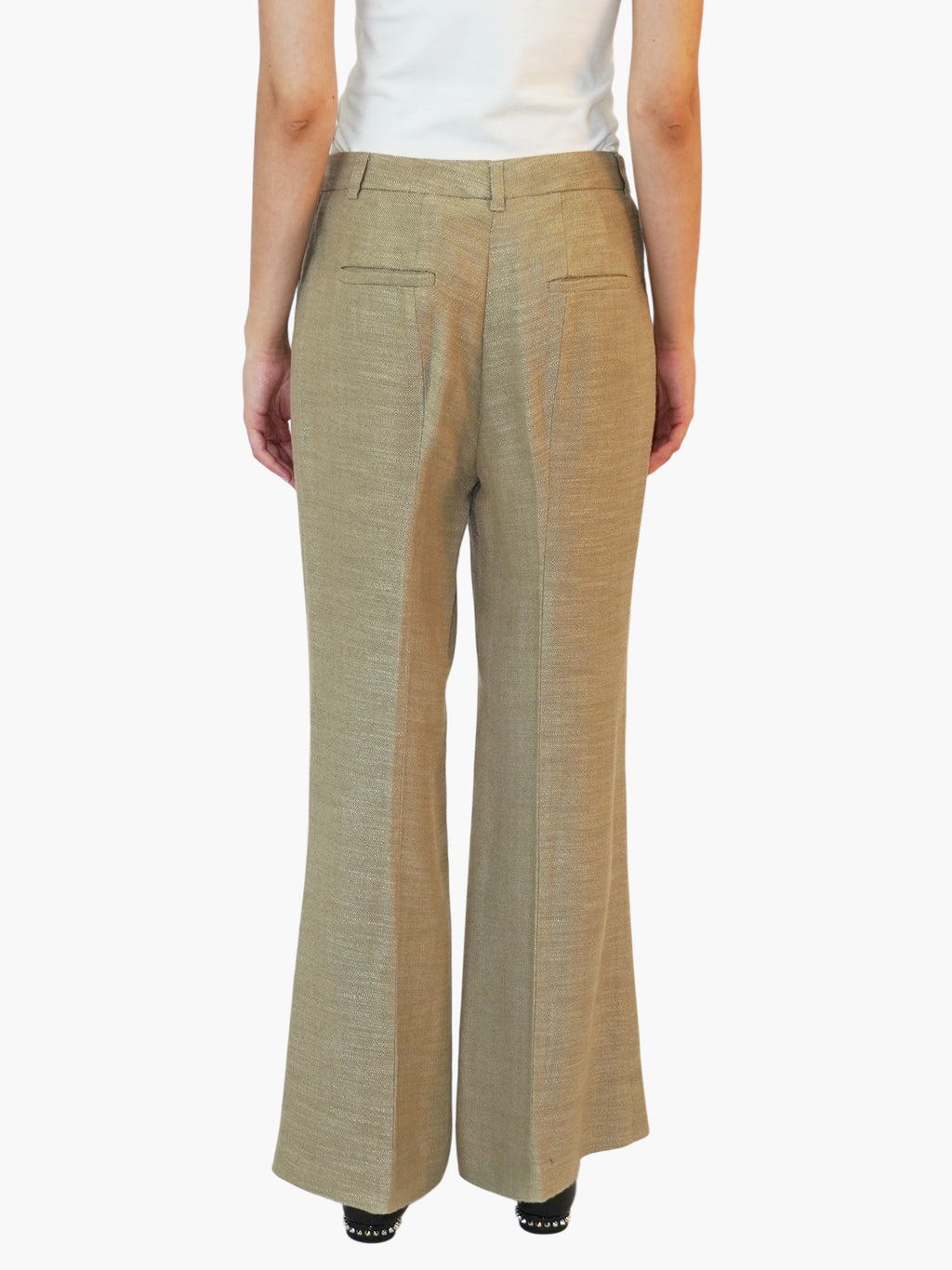 Pleated Wide Leg Pants