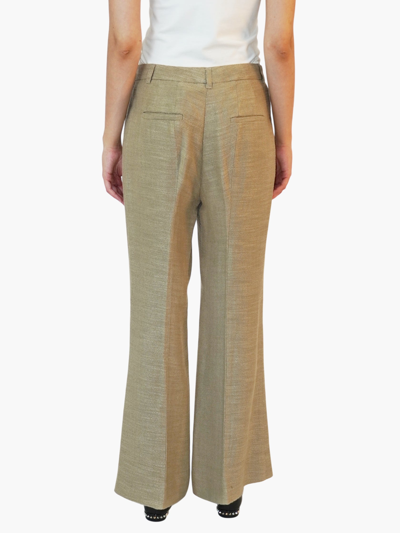 Pleated Wide Leg Pants