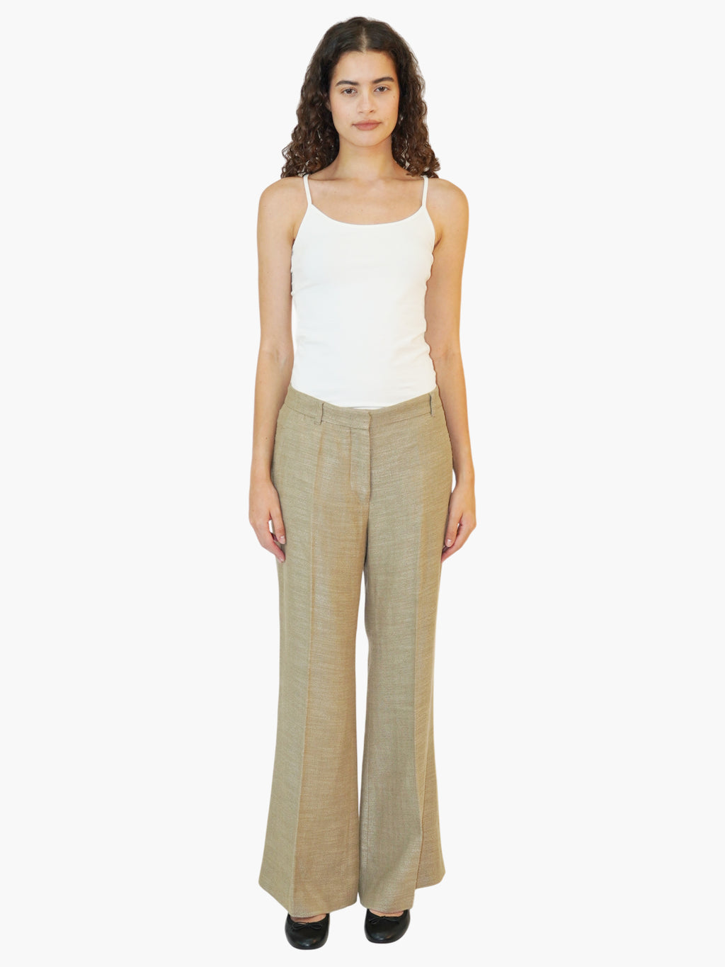 Pleated Wide Leg Pants