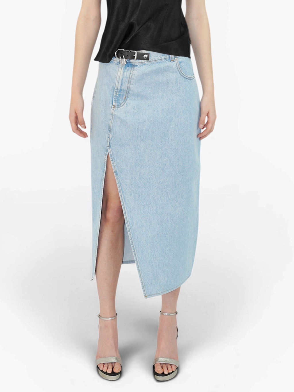 Padlock Strap Skirt