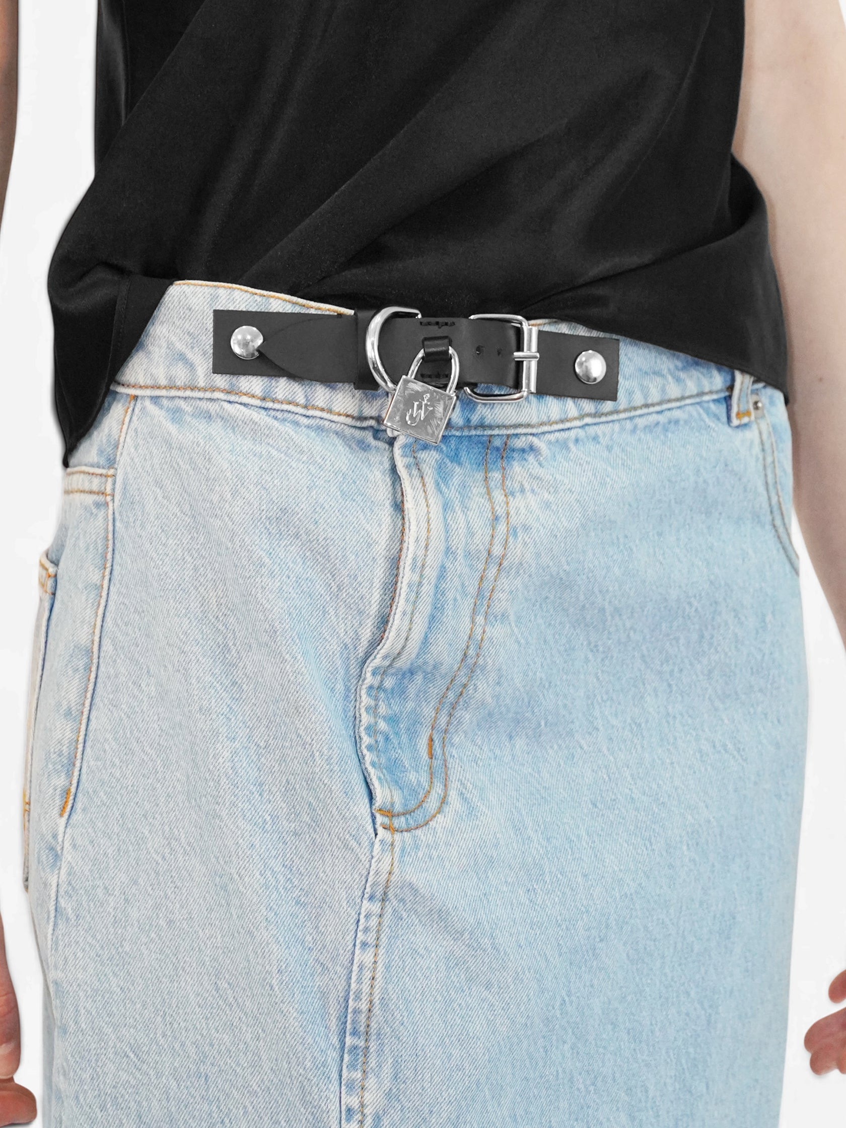 Padlock Strap Skirt
