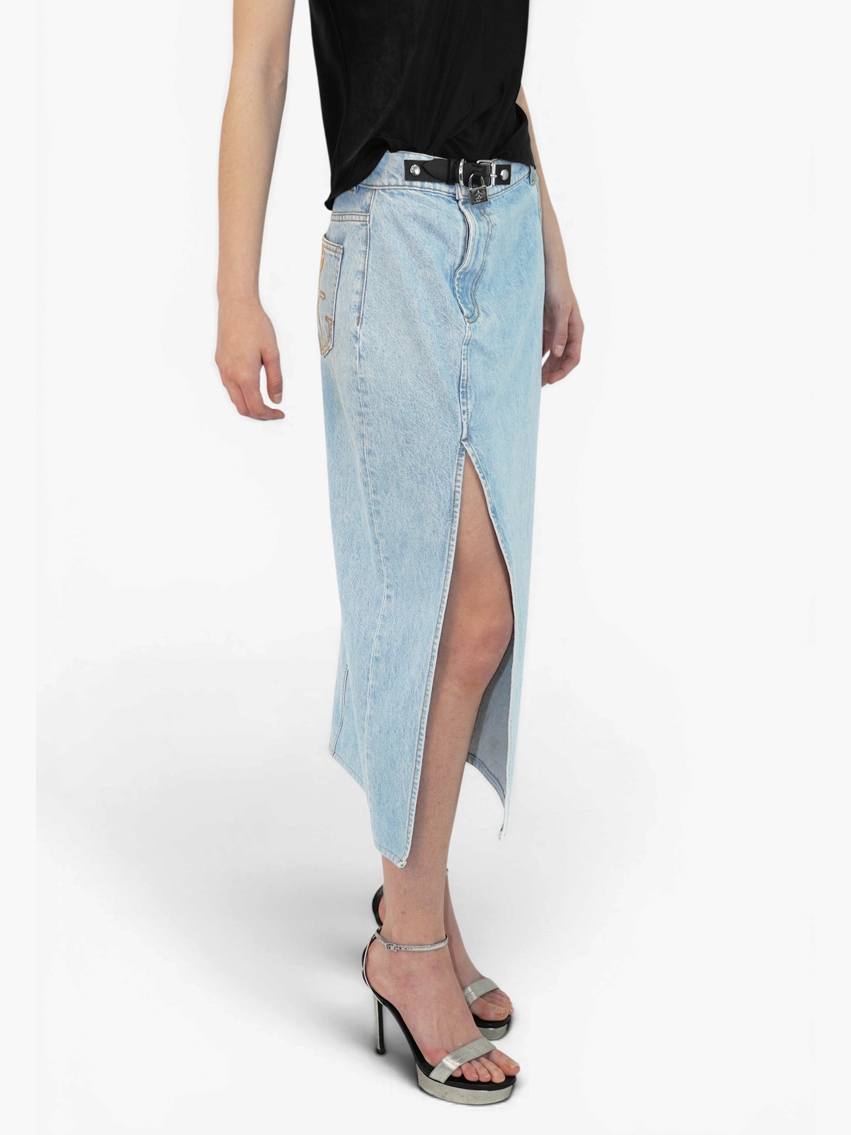Padlock Strap Skirt