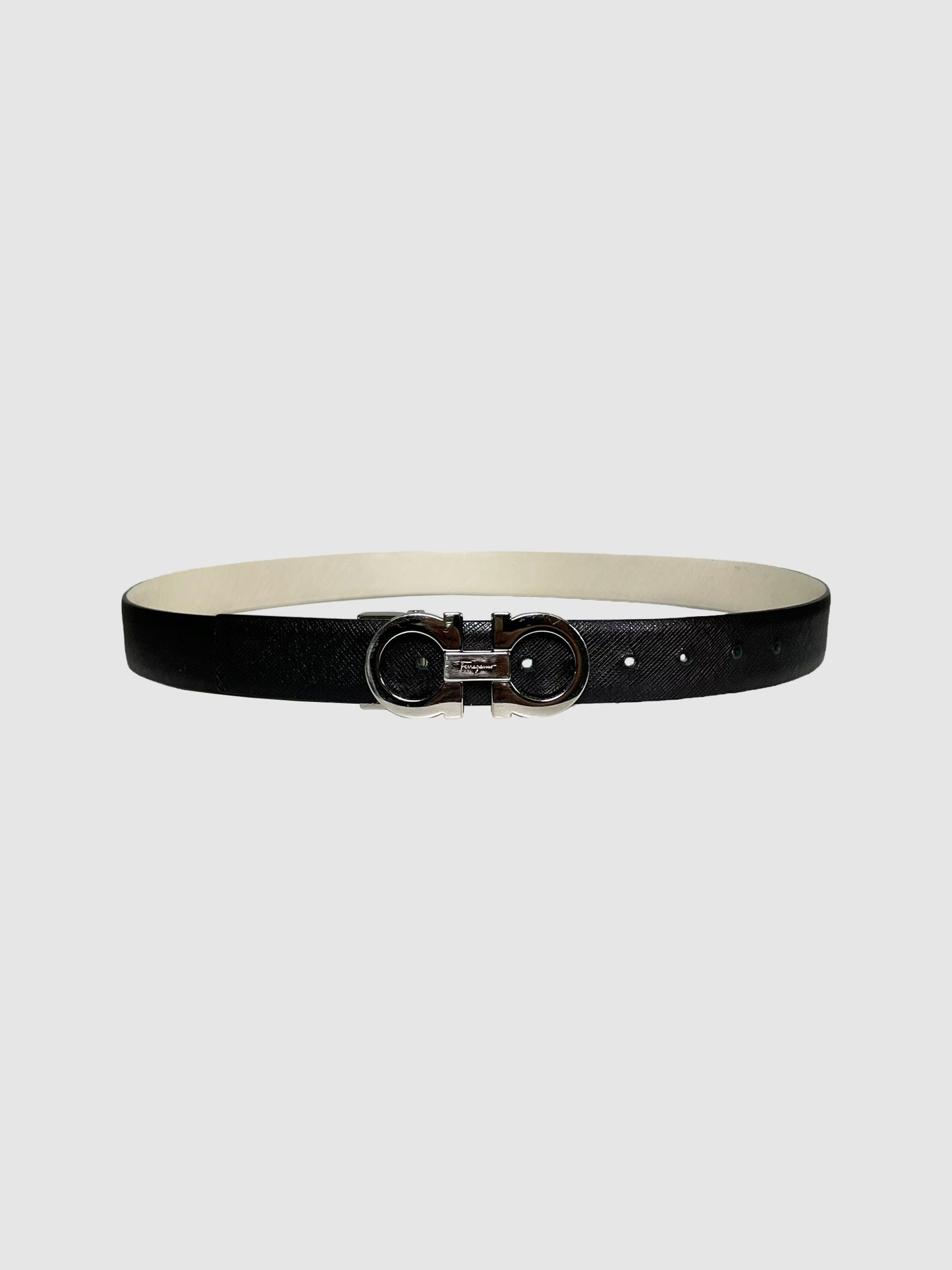 Salvatore Ferragamo Reversible Leather Belt - Size 34