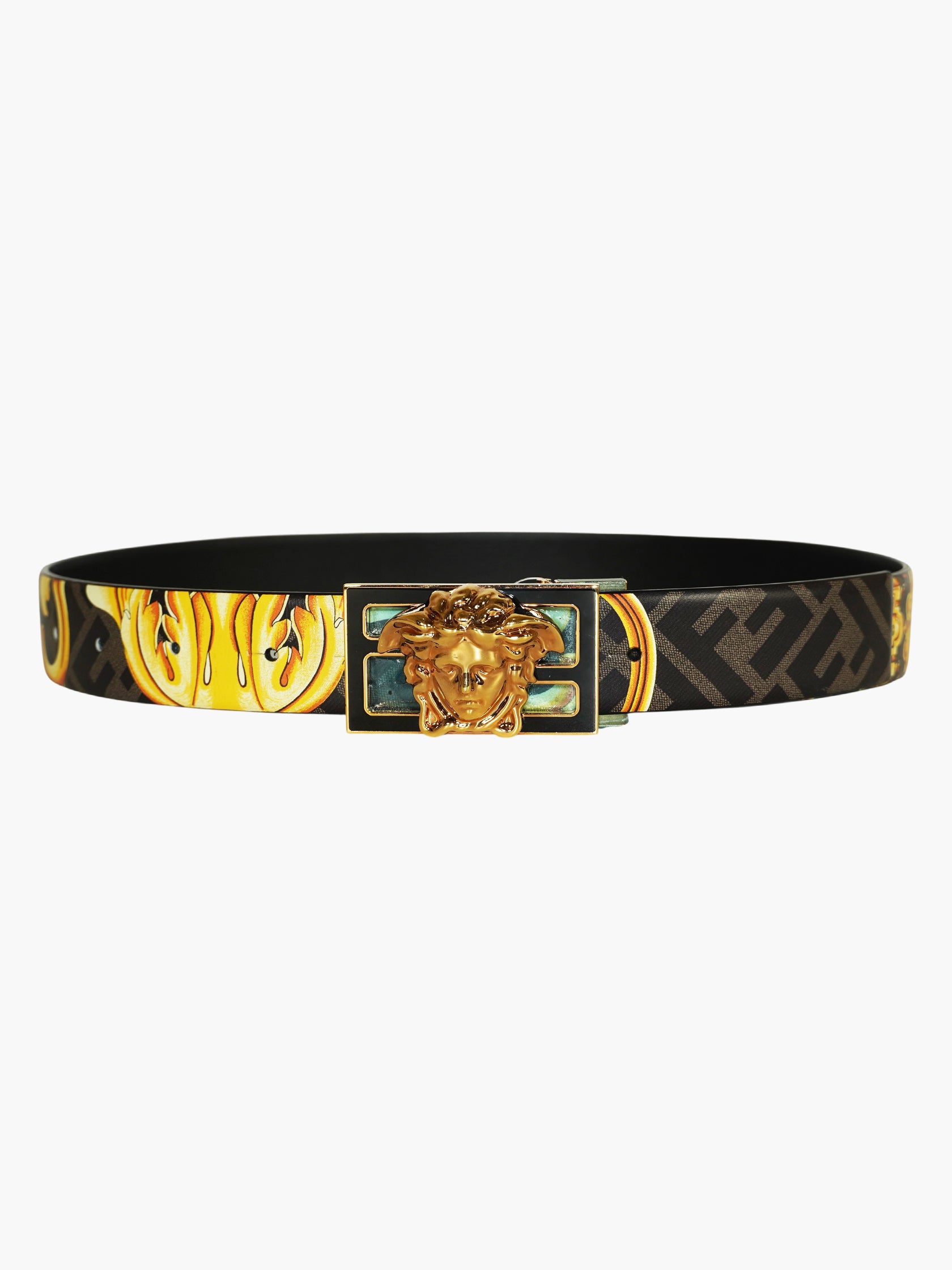 ち*️様 【限定】FENDACE リバーシブルベルト FENDI x VERSACE Fendace Reversible Belt – Second Nature Boutique