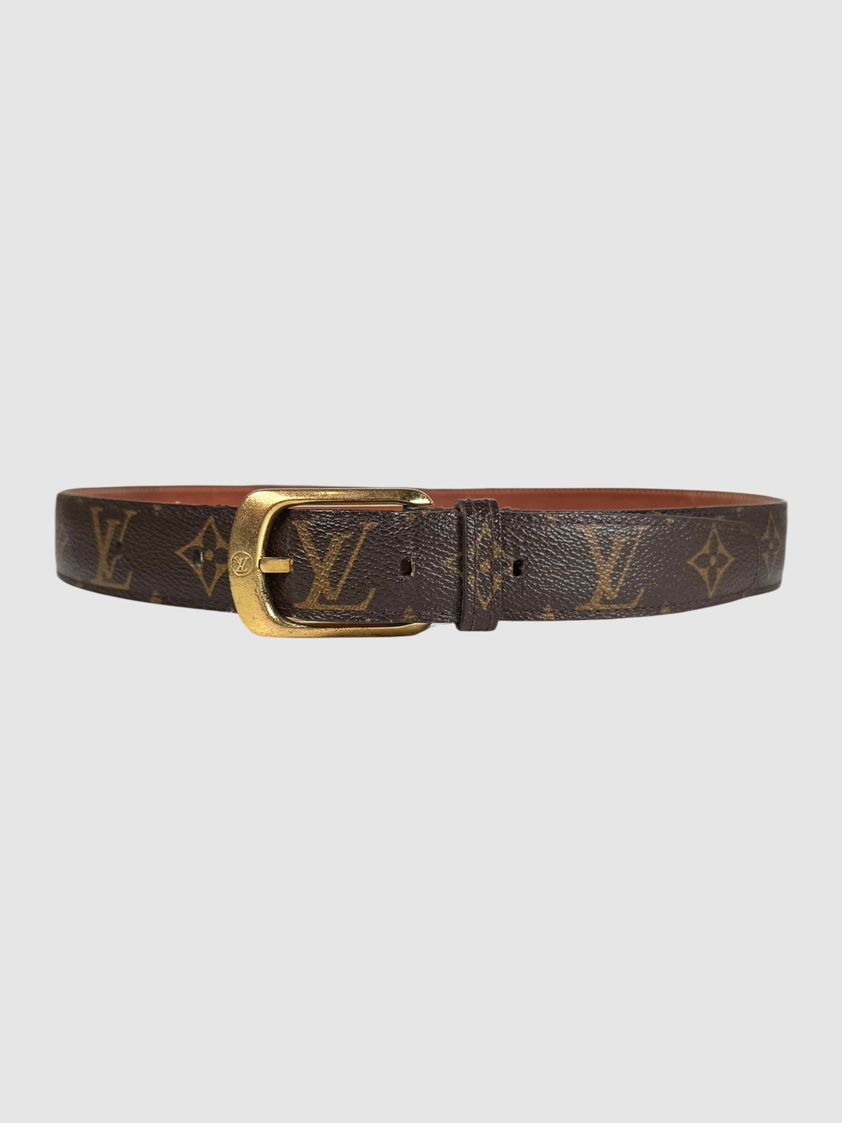 Monogram Leather Belt