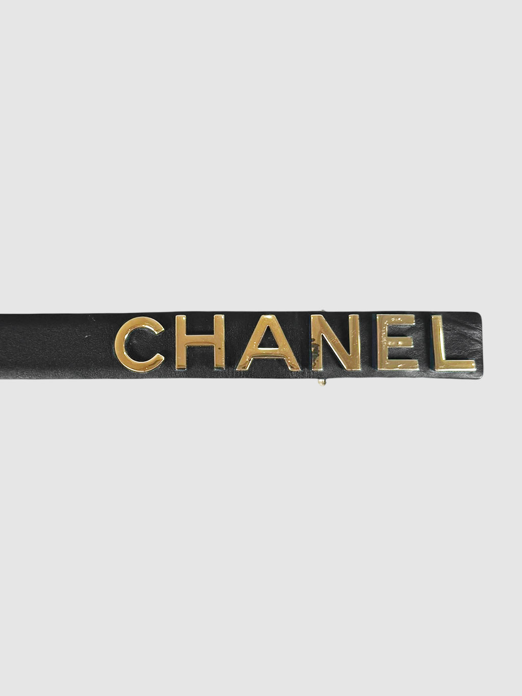 Logo Leather Belt