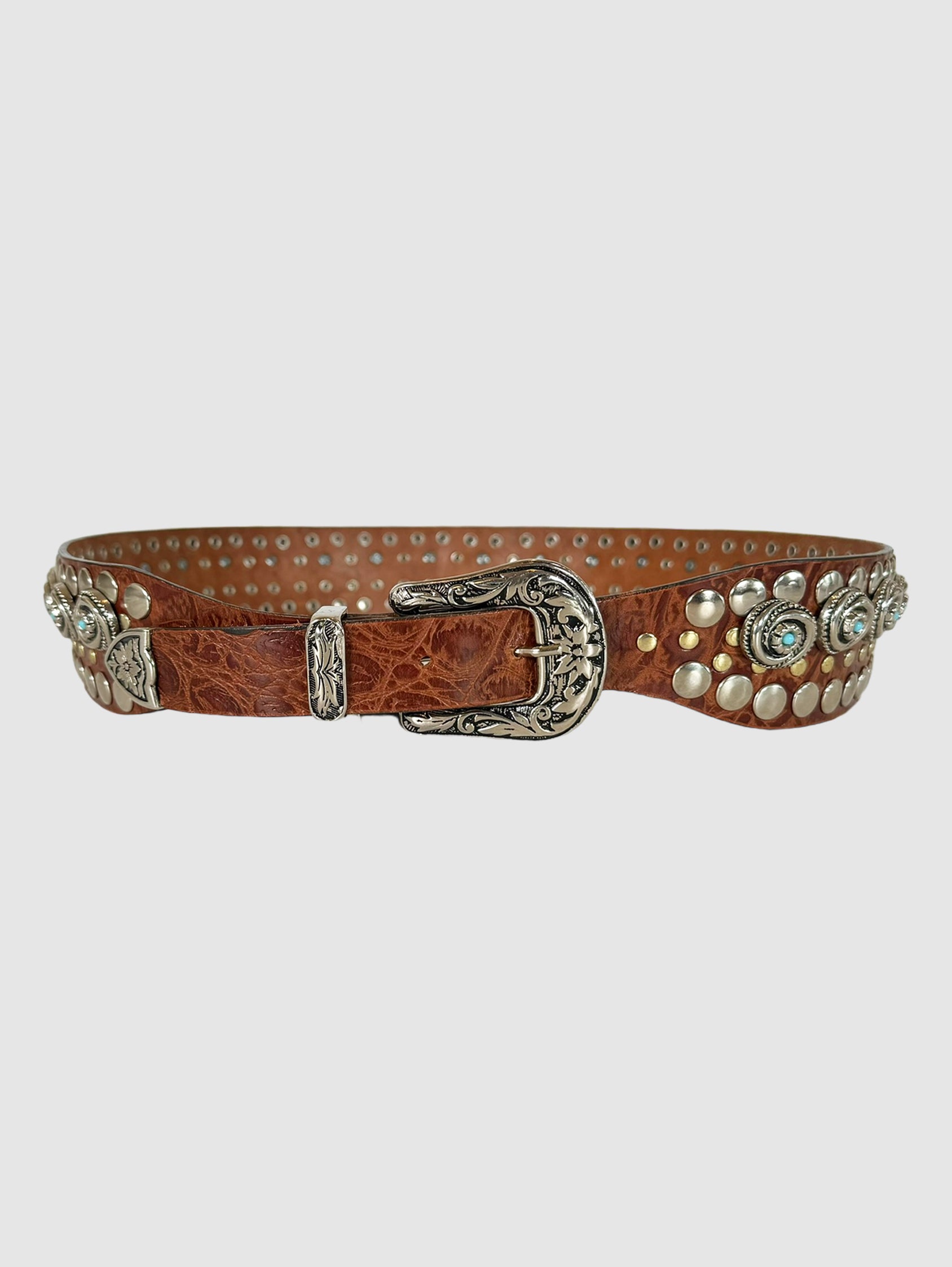 Leather Western Belt - Size 38