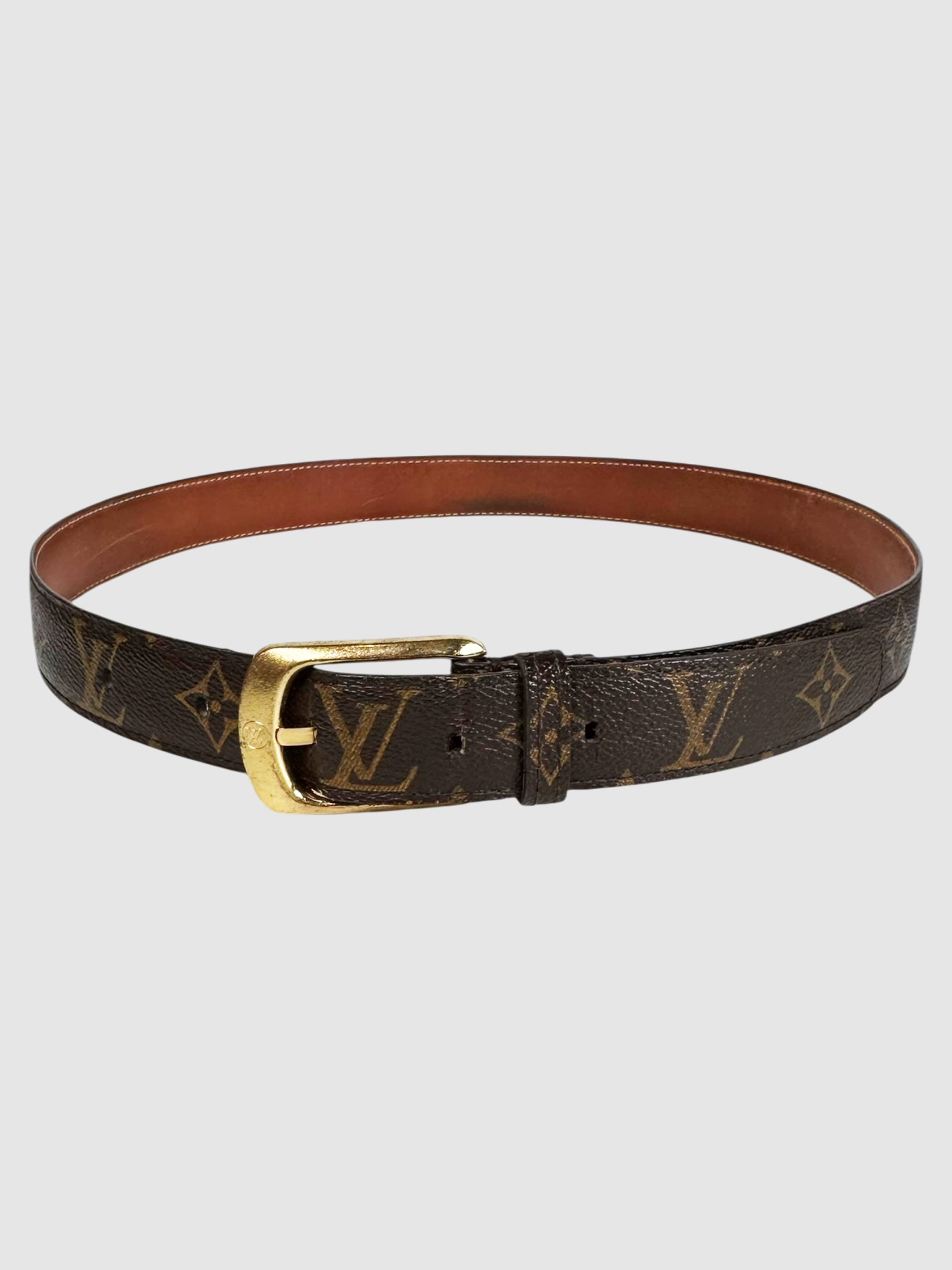 Monogram Leather Belt