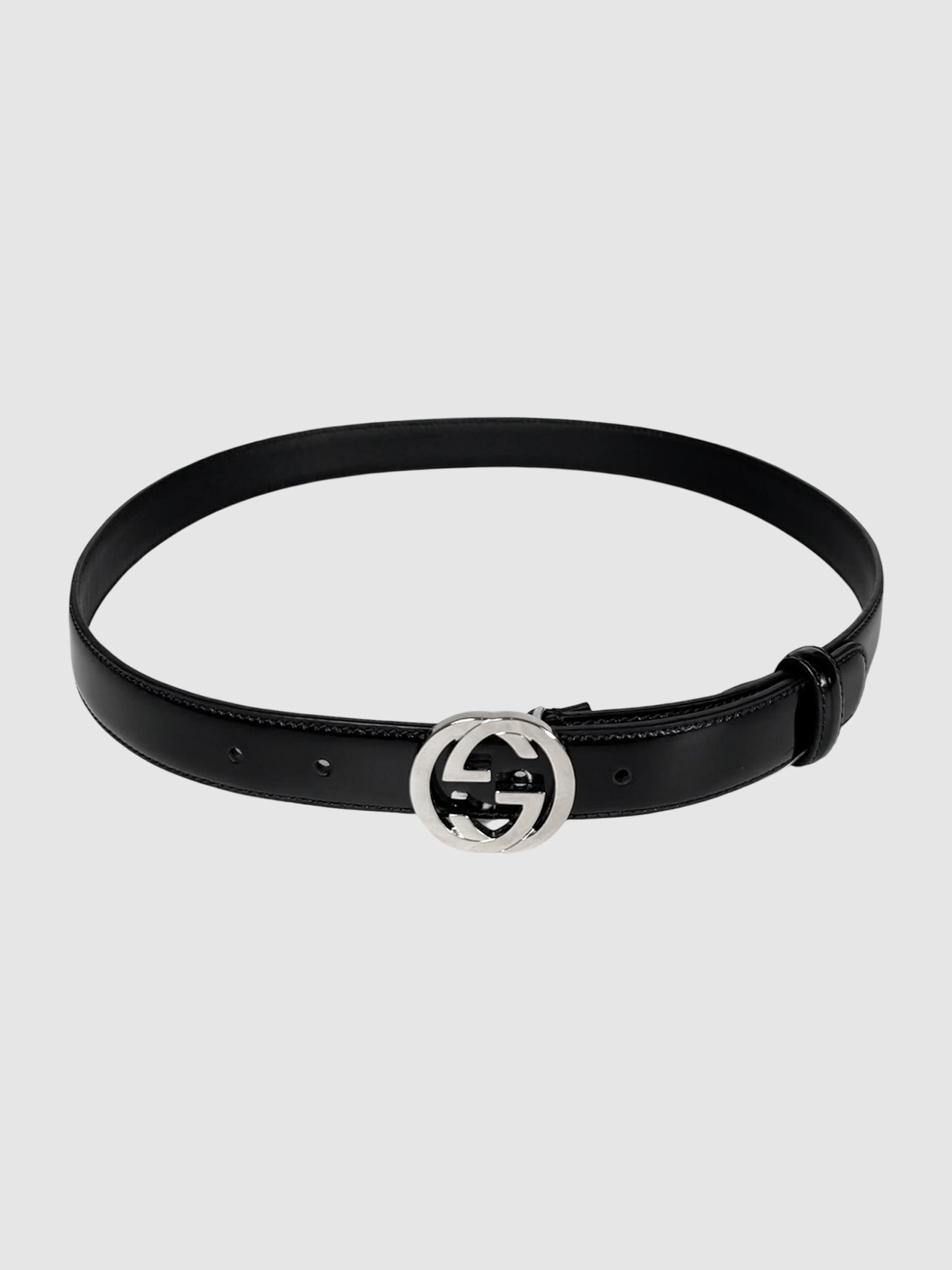 Interlocking G Leather Belt