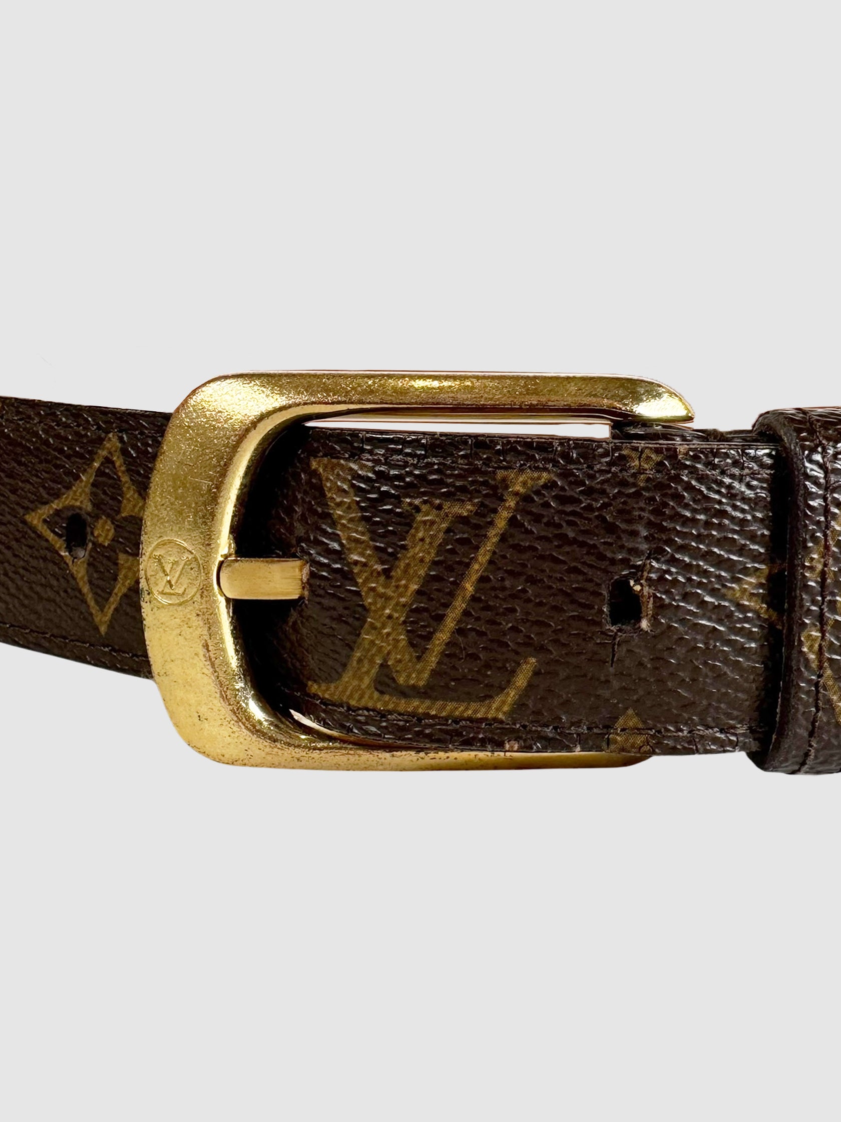 Monogram Leather Belt