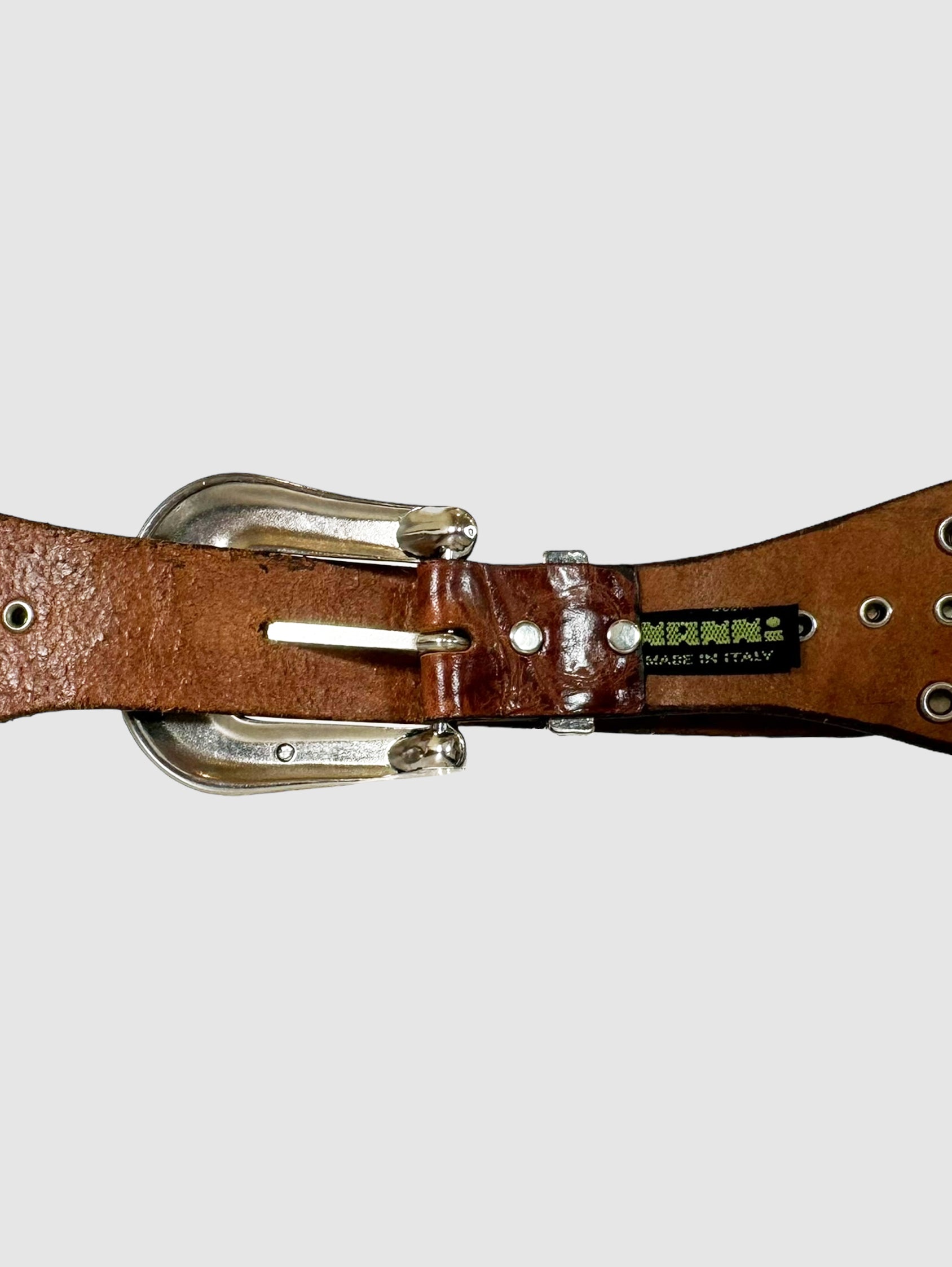 Leather Western Belt - Size 38