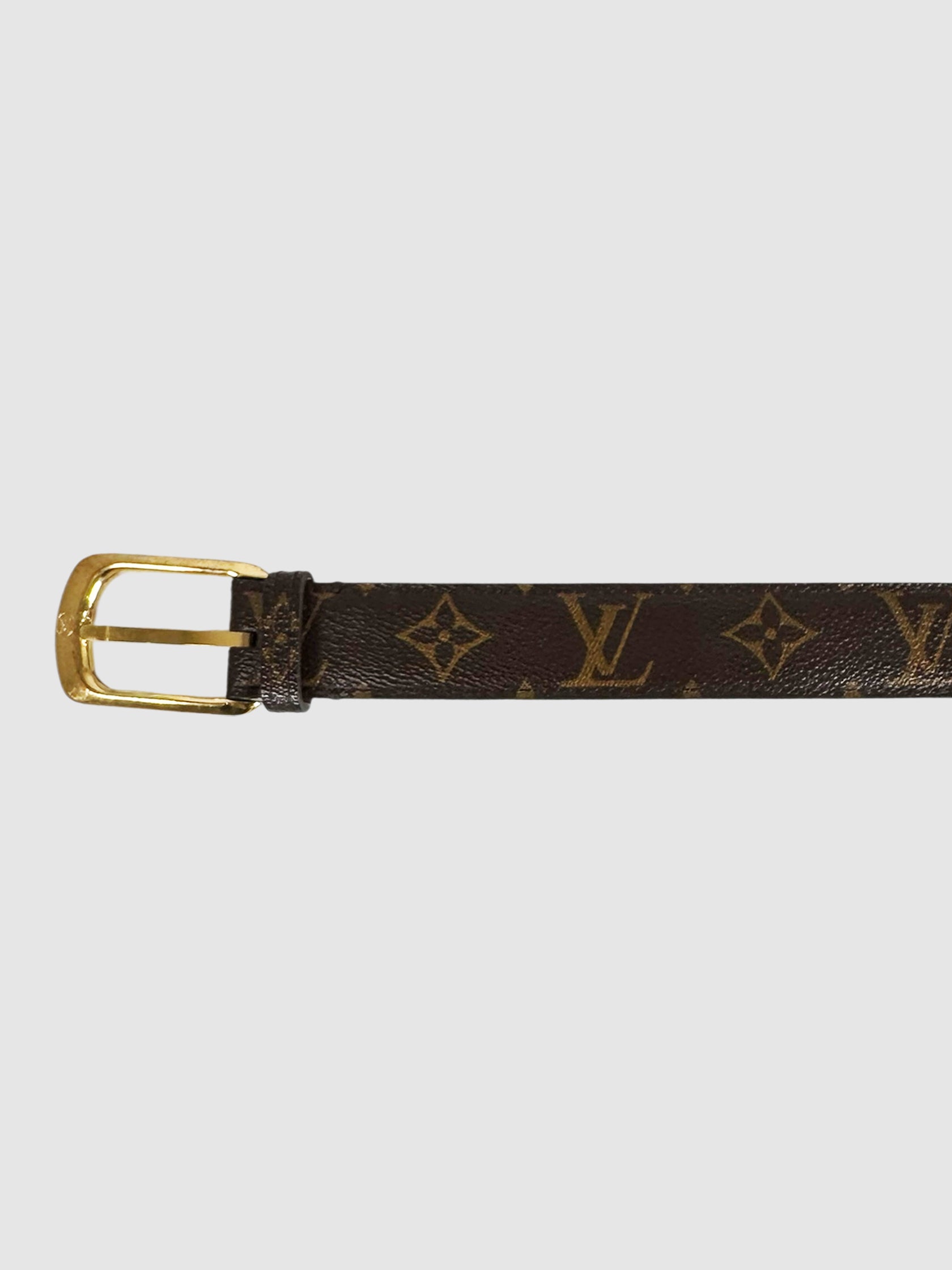 Monogram Leather Belt