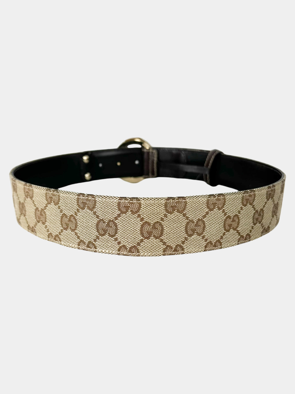 Monogram Bamboo G Canvas Belt