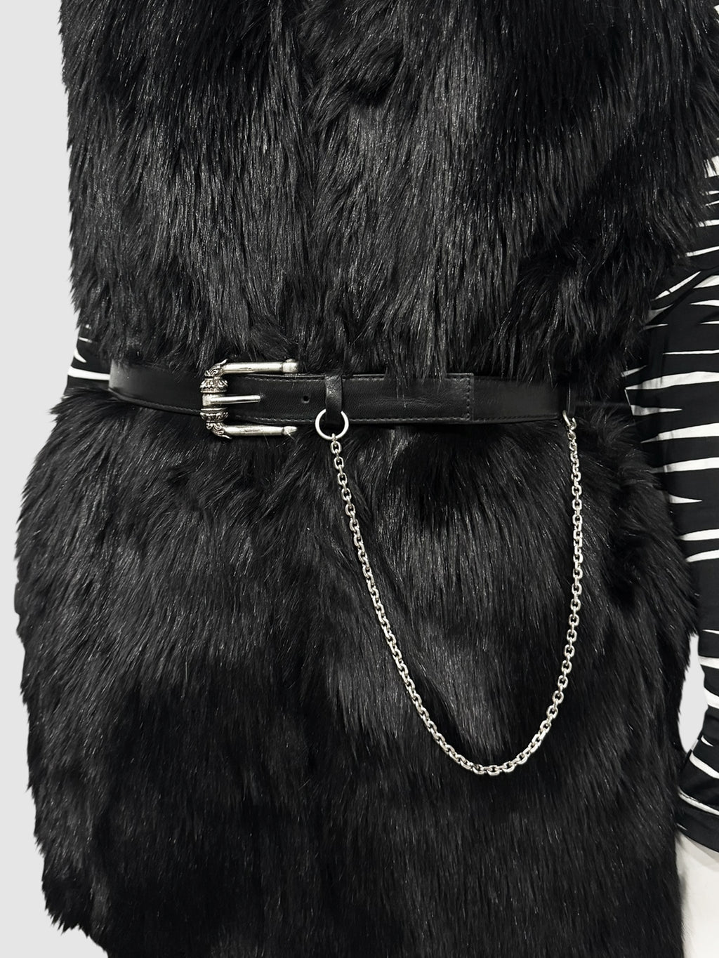 Chain Leather Belt