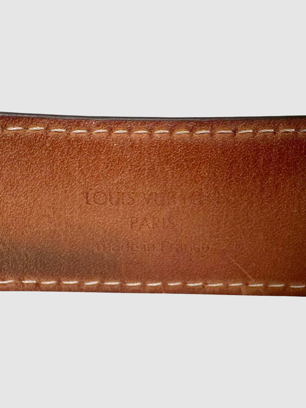 Monogram Leather Belt
