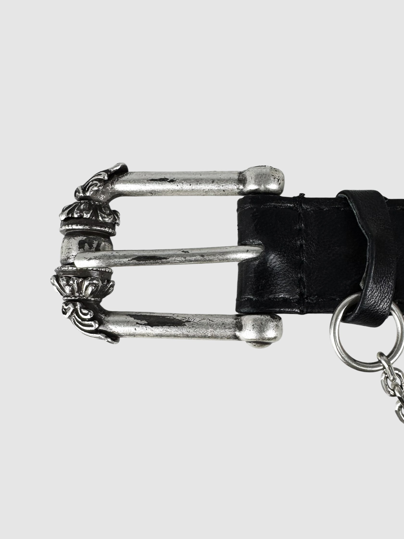 Chain Leather Belt