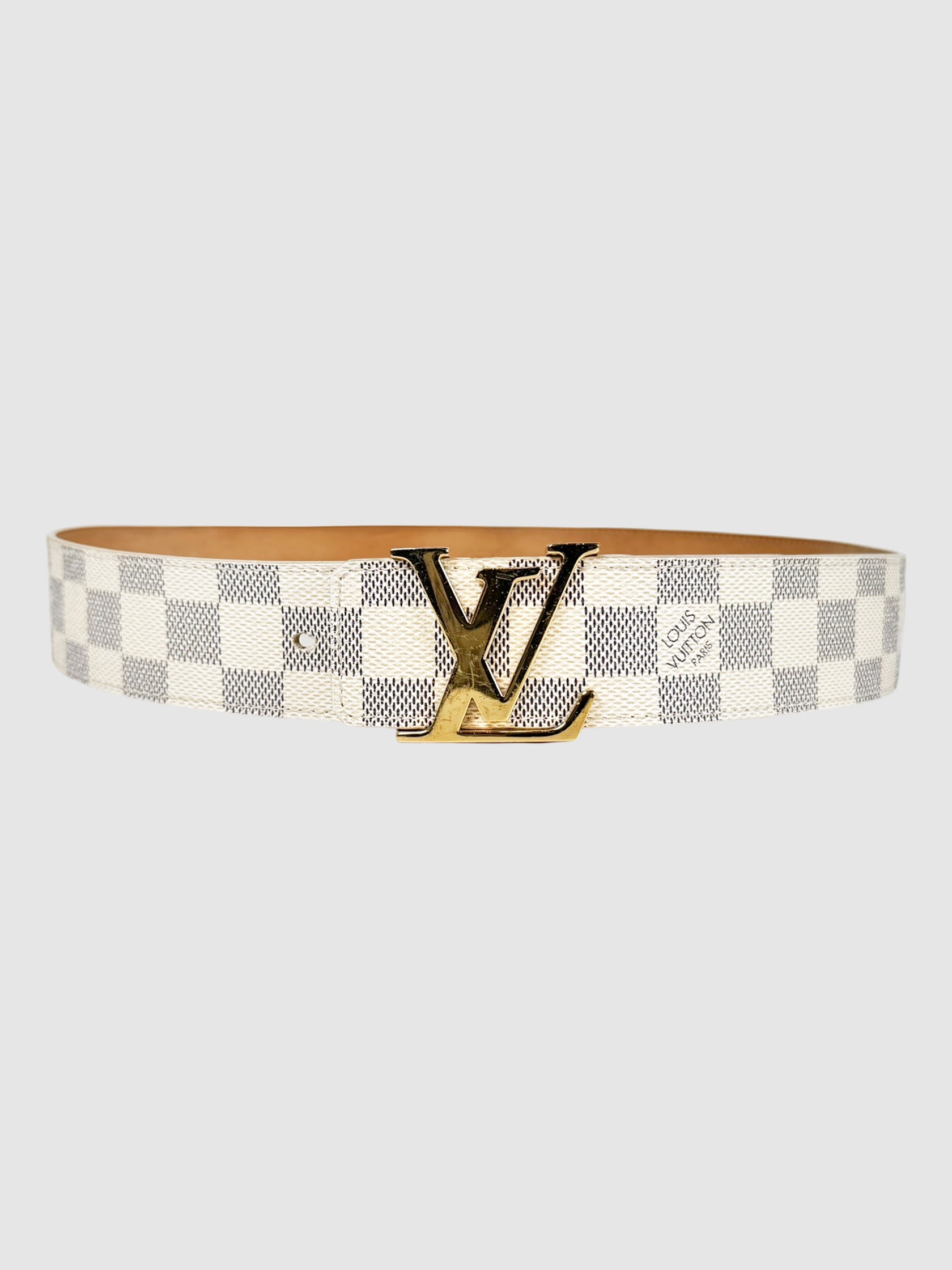 Damier Azur Belt