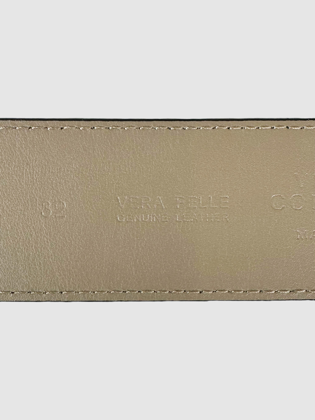 Medusa Buckle Wide Leather Belt