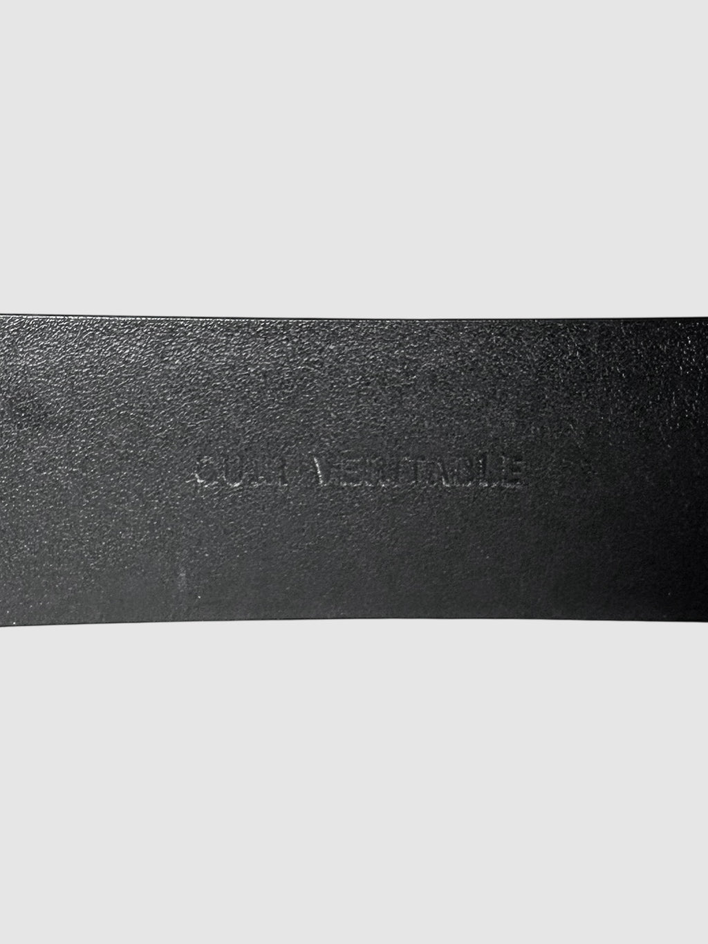 Logo Leather Belt