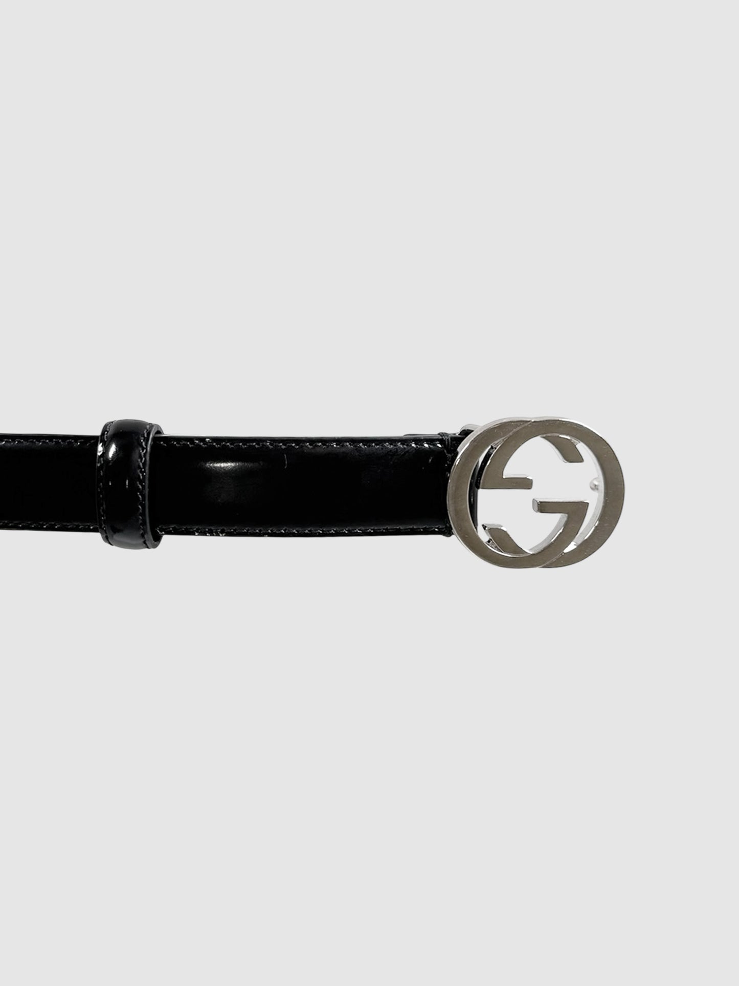 Interlocking G Leather Belt