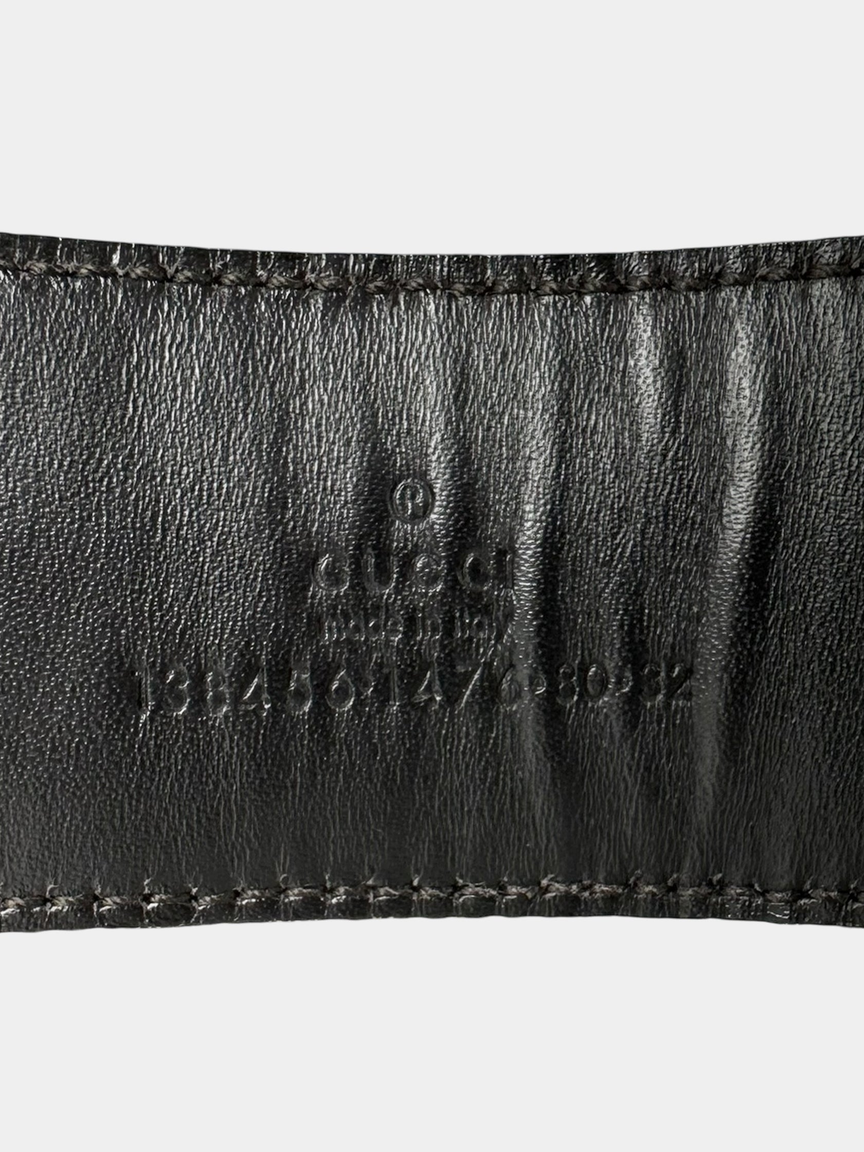 Monogram Bamboo G Canvas Belt