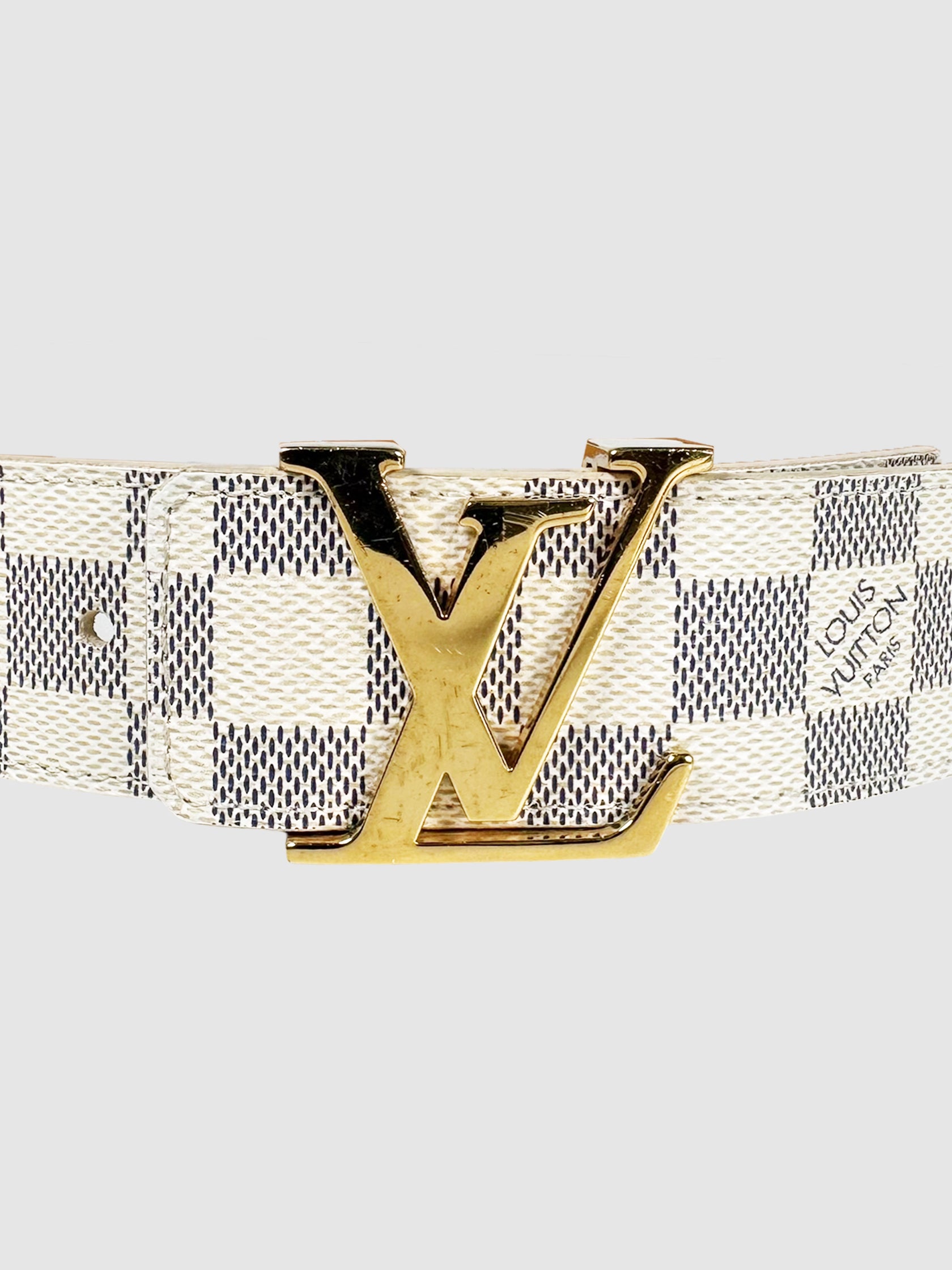 Damier Azur Belt