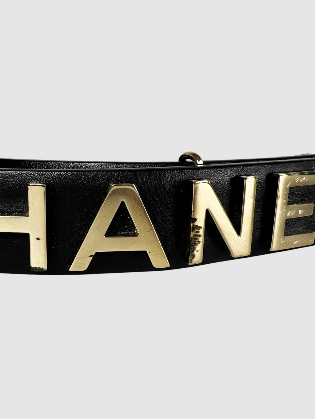 Logo Leather Belt