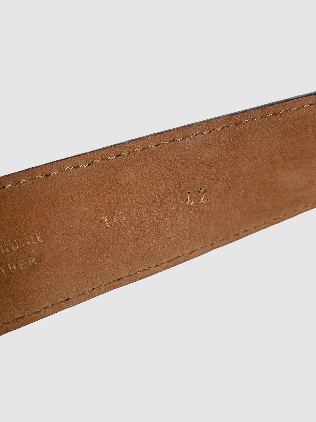Leather Belt - Size 42