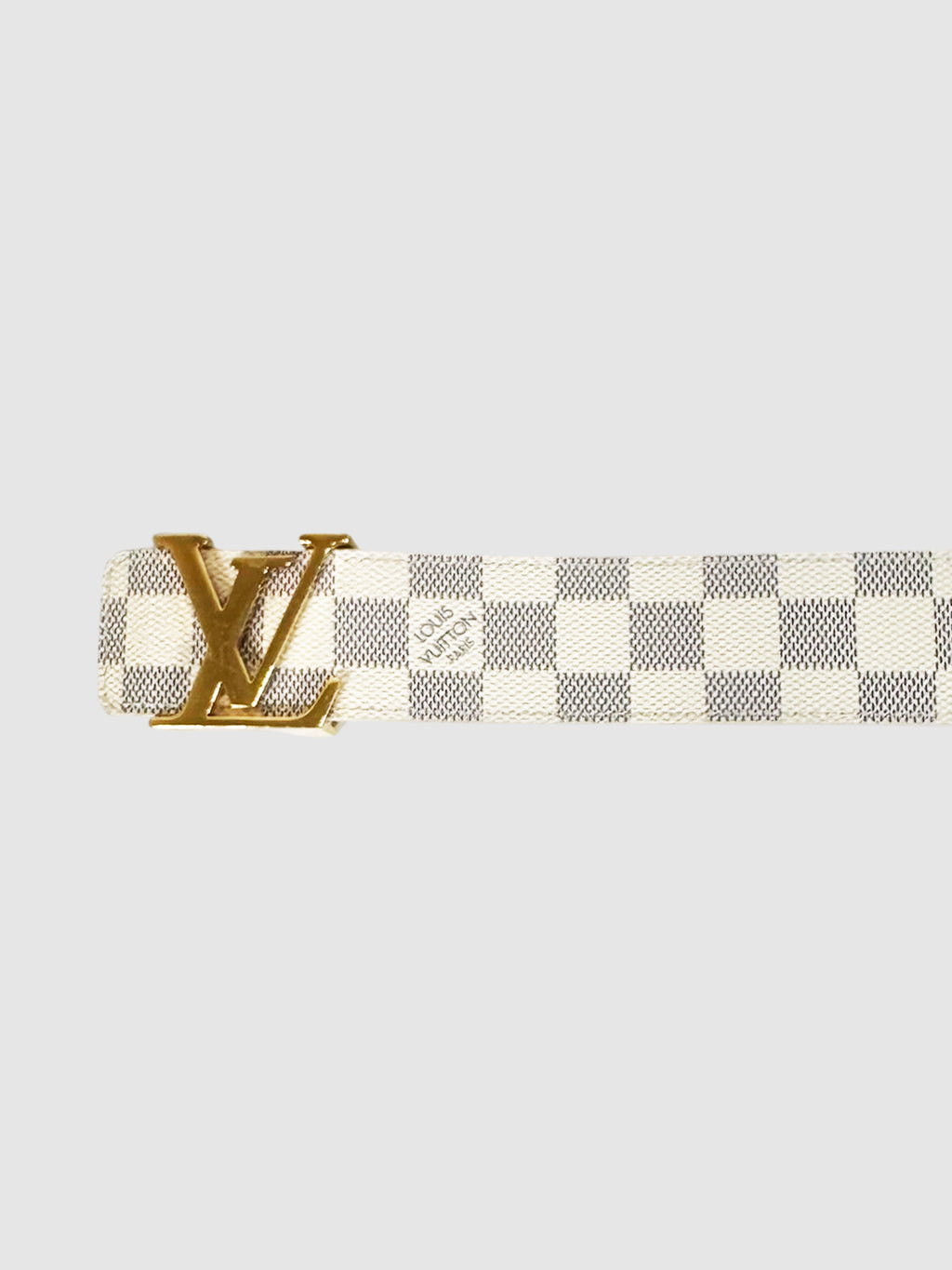 Damier Azur Belt