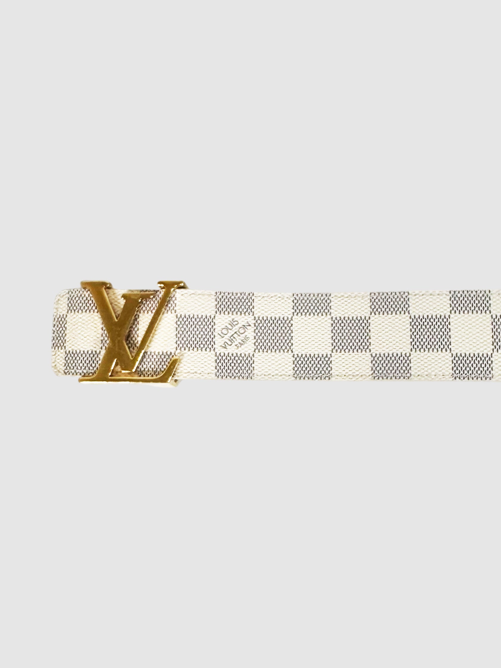 Damier Azur Belt