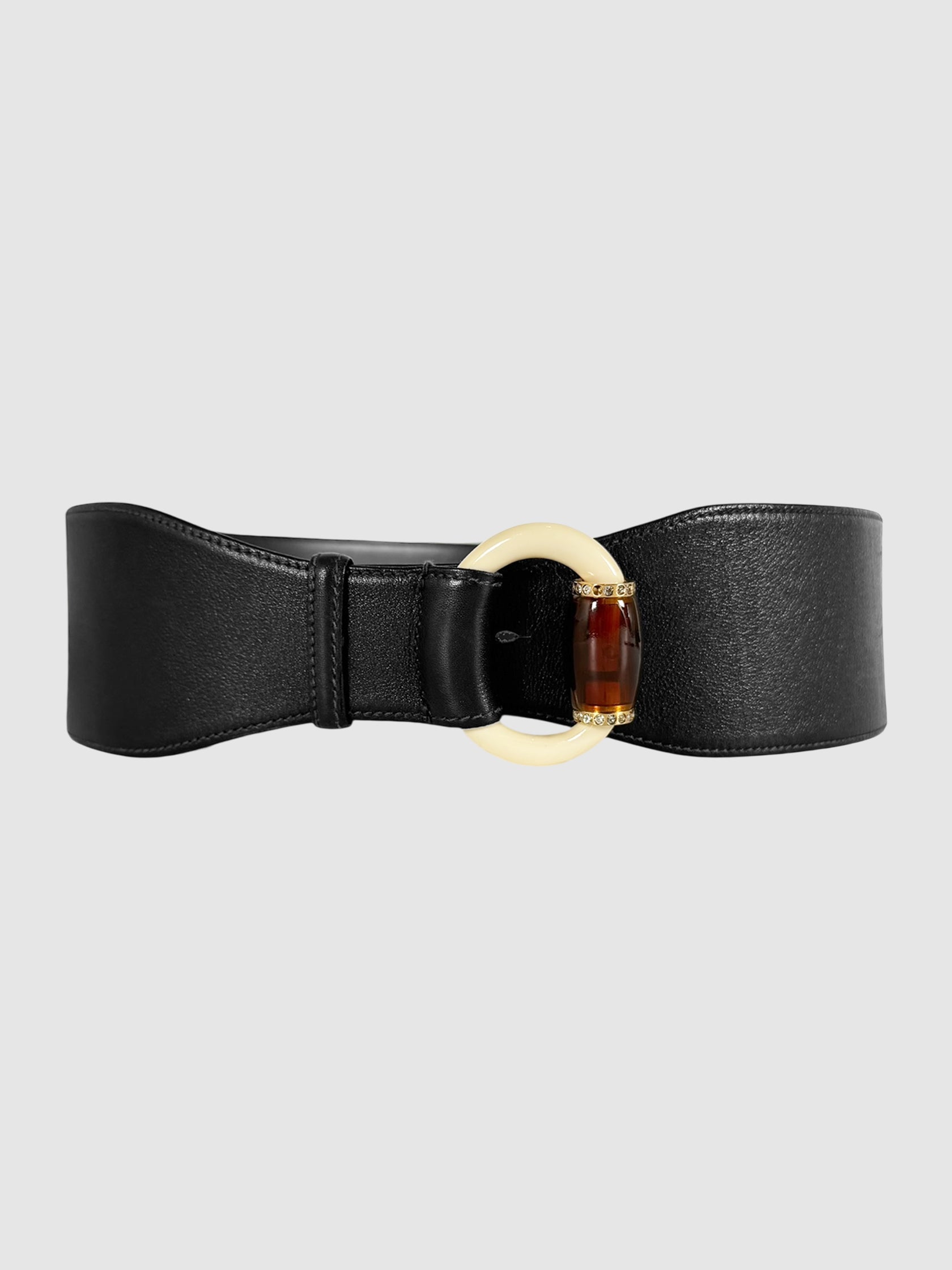 Wide Leather Belt