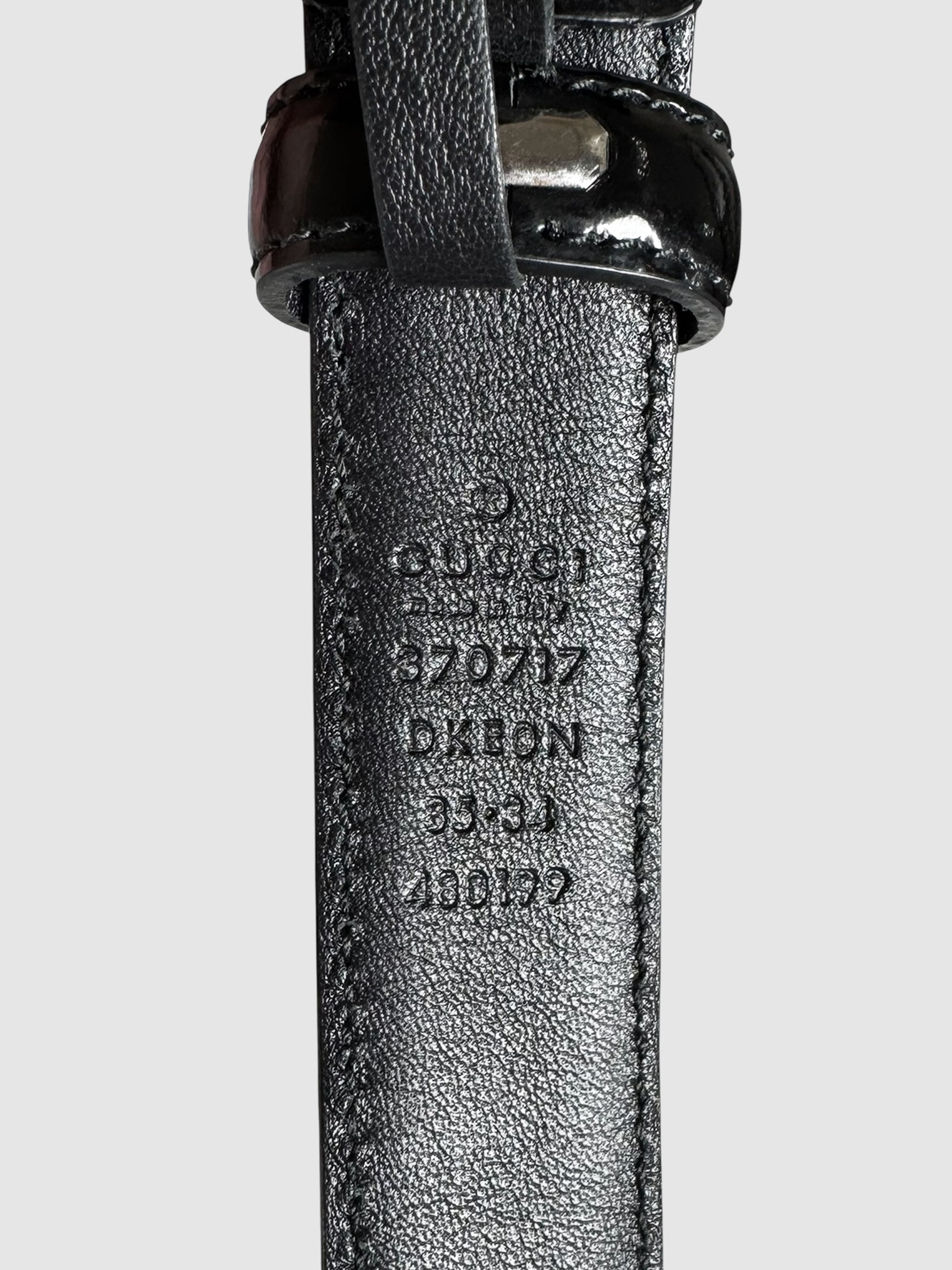 Interlocking G Leather Belt